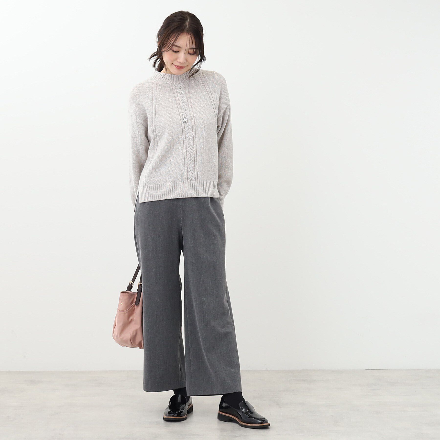 Reflect「【E‐QUALITY／手洗い可／ウエスト総ゴム】ストレートワイドパンツ」|その他|