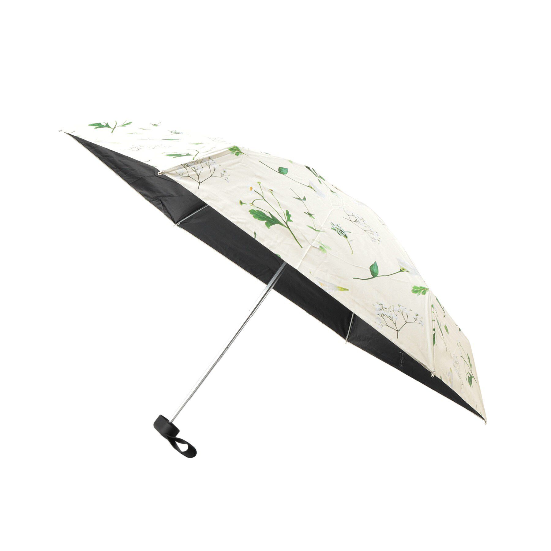 grove「【plantica&times;Wpc．コラボ】遮熱遮光フラワープリントタイニー」|傘|ベージュ(052)