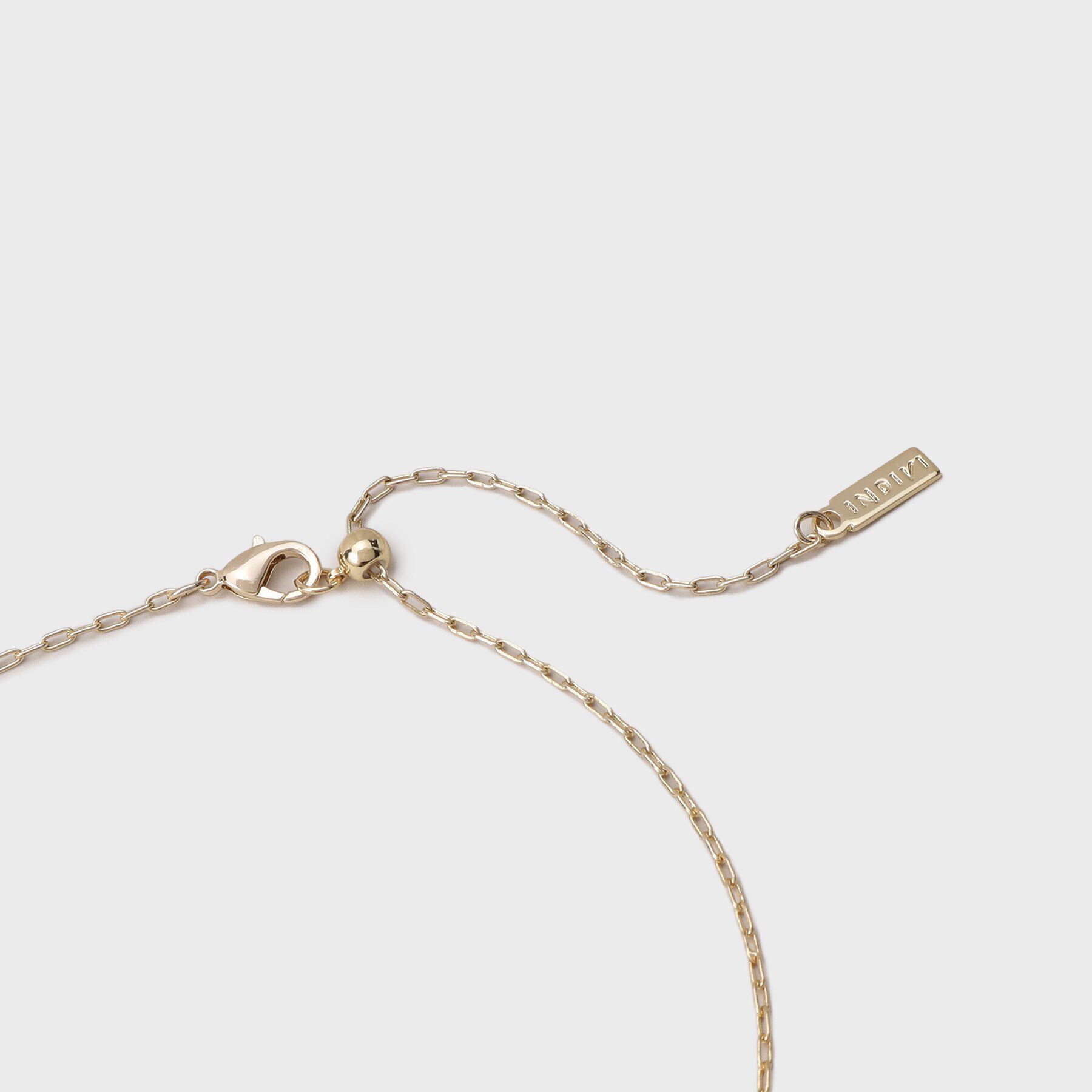 INDIVI「【レイヤード素材】デザイントップミドルネックレス」|ネックレス|