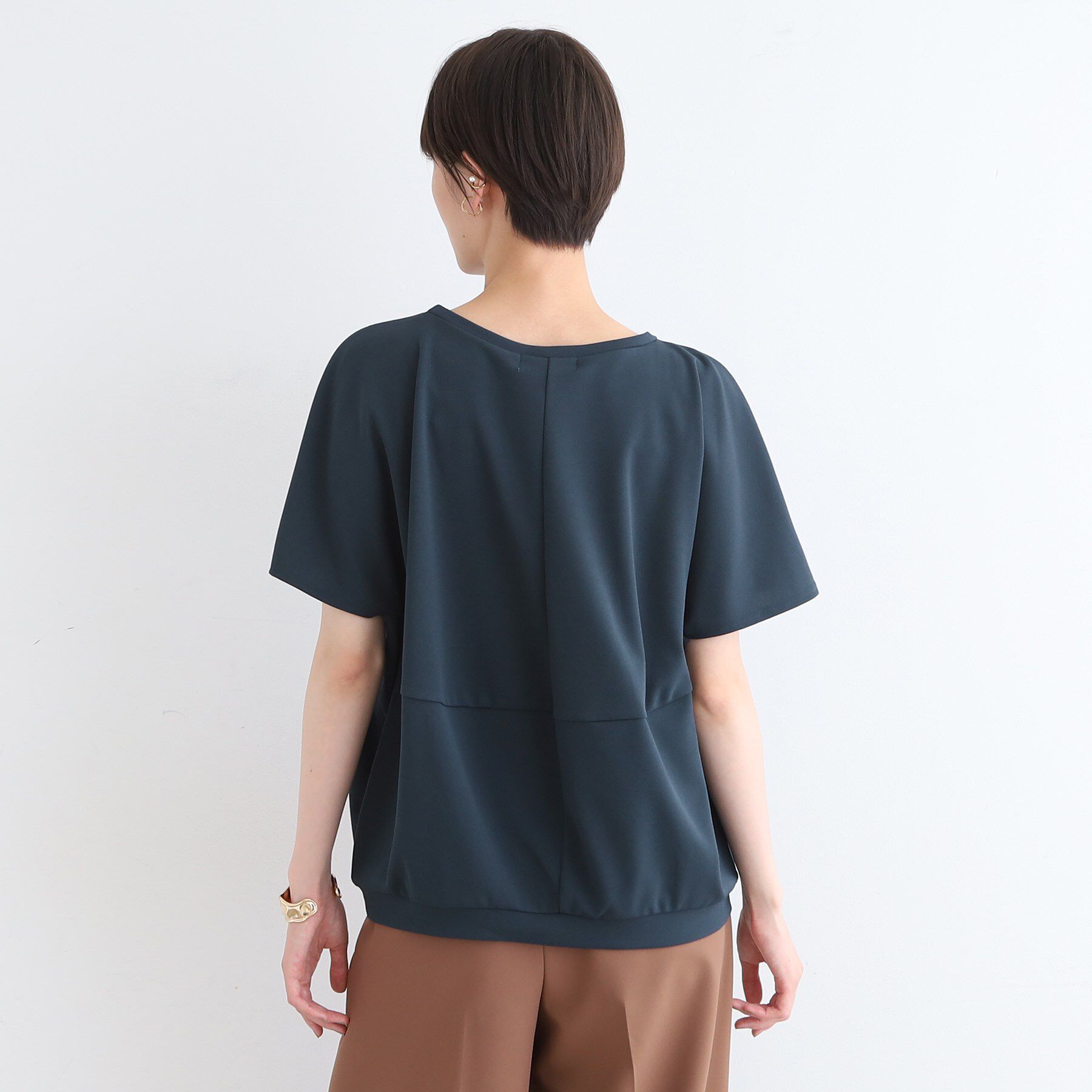 INDIVI「【洗える】デザインフォルムトップス」|Tシャツ・カットソー|