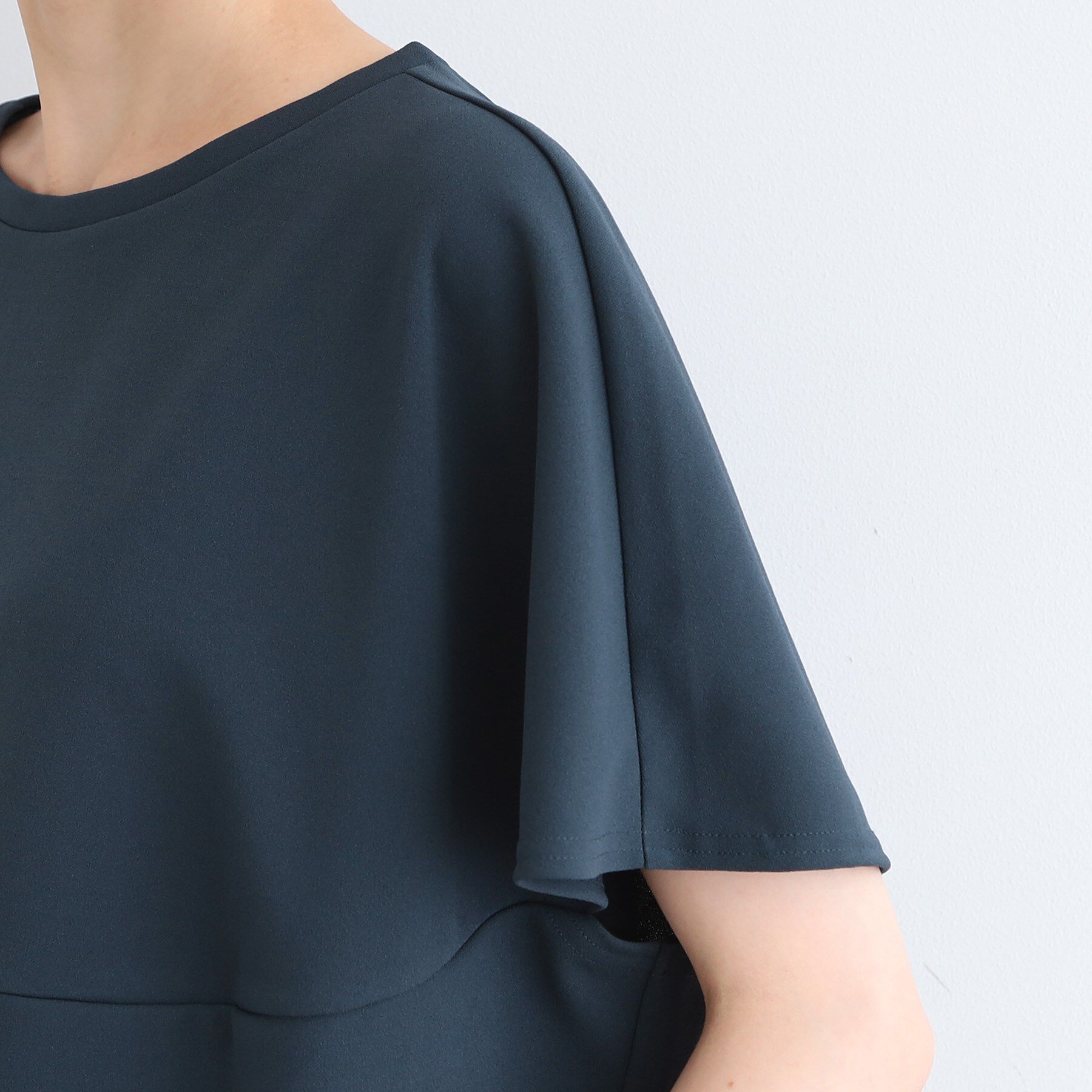 INDIVI「【洗える】デザインフォルムトップス」|Tシャツ・カットソー|