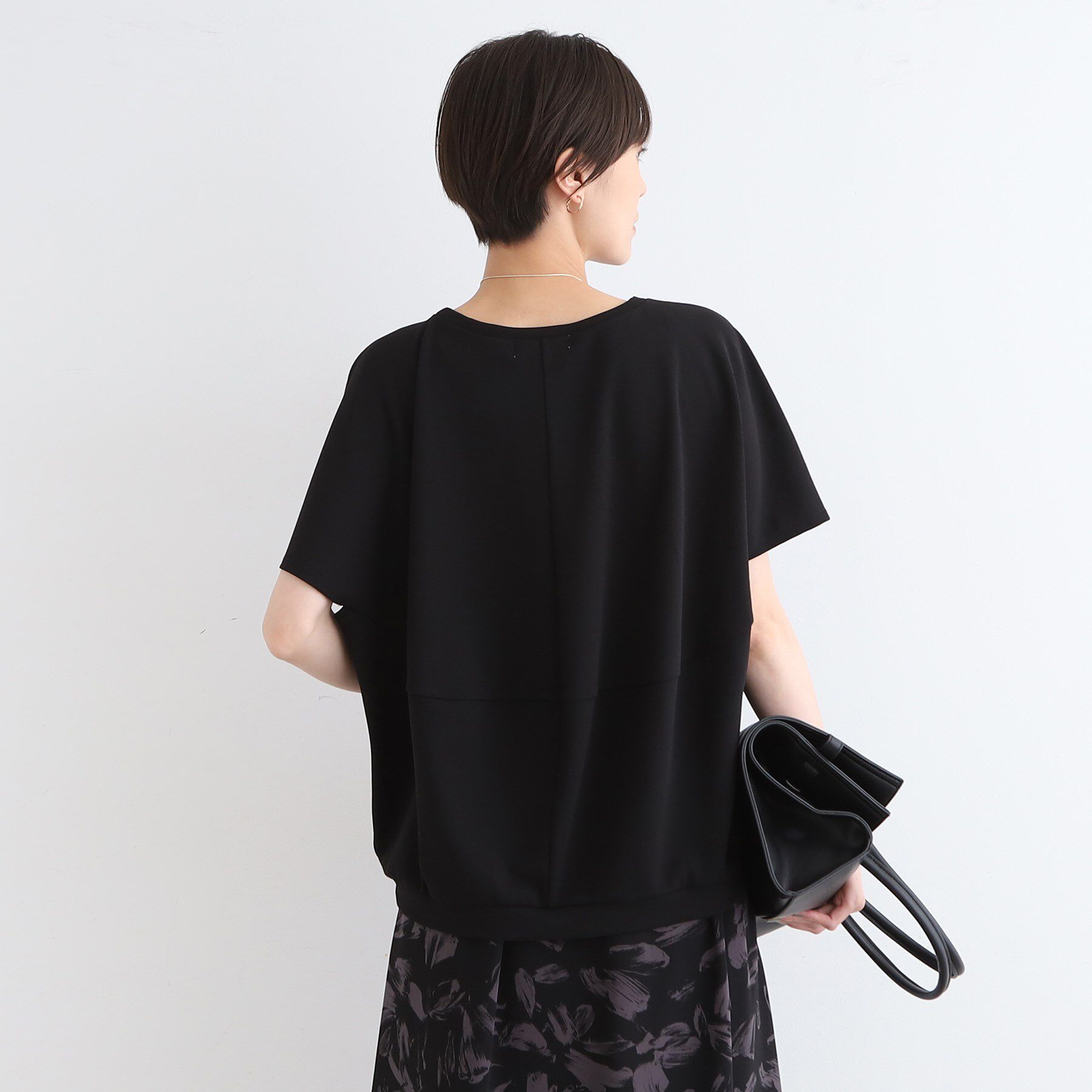 INDIVI「【洗える】デザインフォルムトップス」|Tシャツ・カットソー|