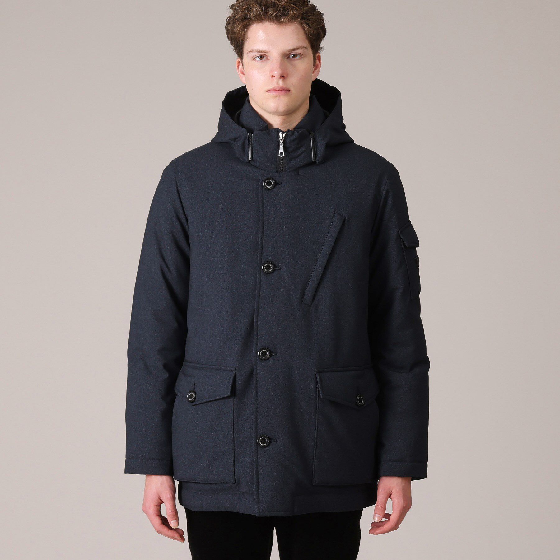 TAKEO KIKUCHI「ウールライク　カジュアルダウンブルゾン」|ダウン|