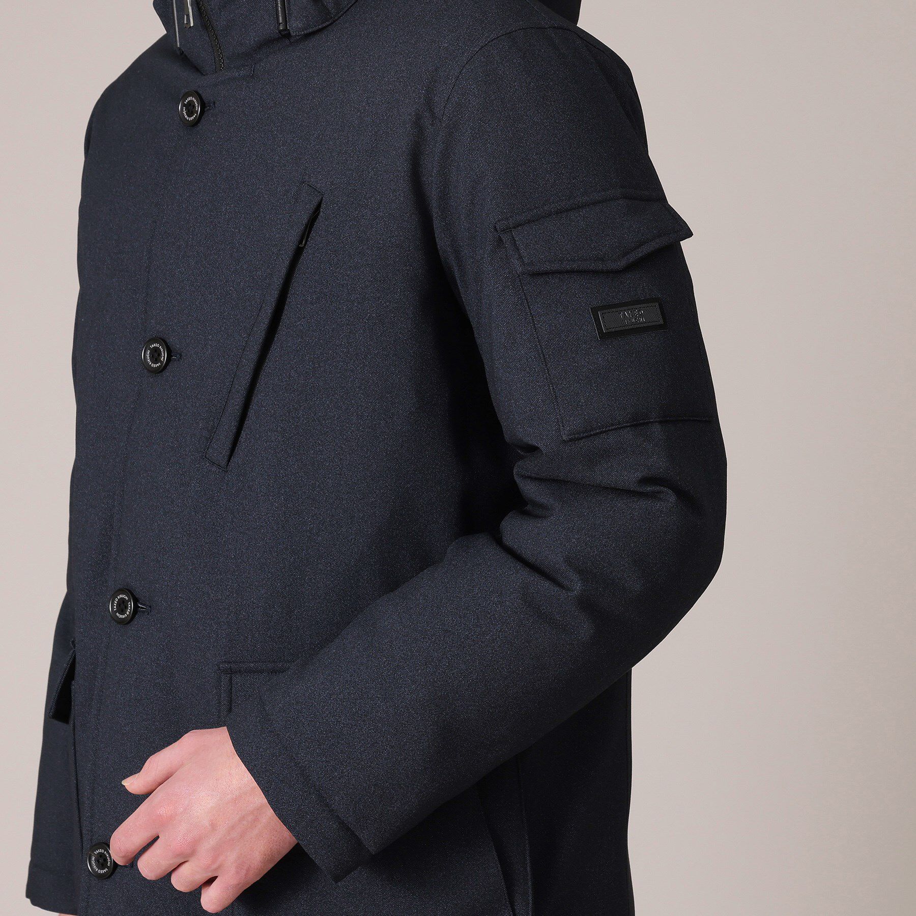 TAKEO KIKUCHI「ウールライク　カジュアルダウンブルゾン」|ダウン|