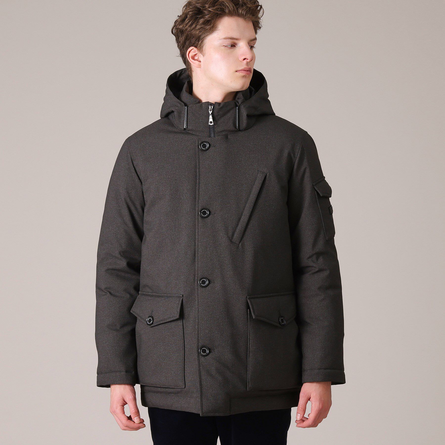 TAKEO KIKUCHI「ウールライク　カジュアルダウンブルゾン」|ダウン|