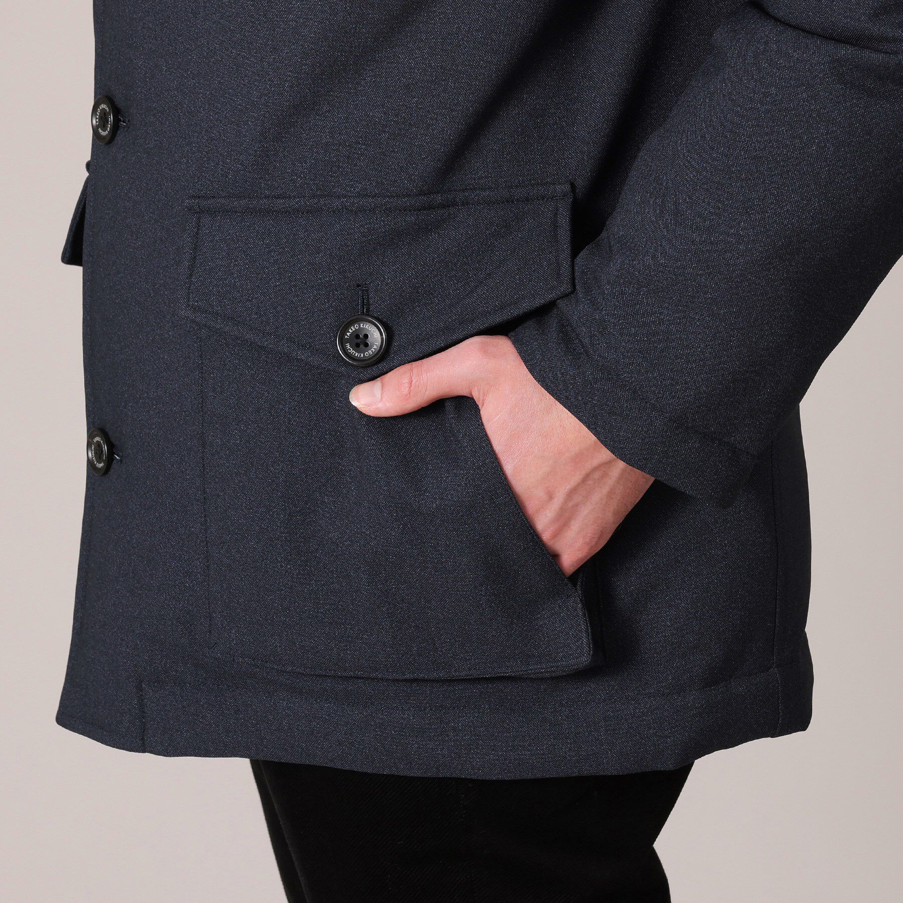 TAKEO KIKUCHI「ウールライク　カジュアルダウンブルゾン」|ダウン|