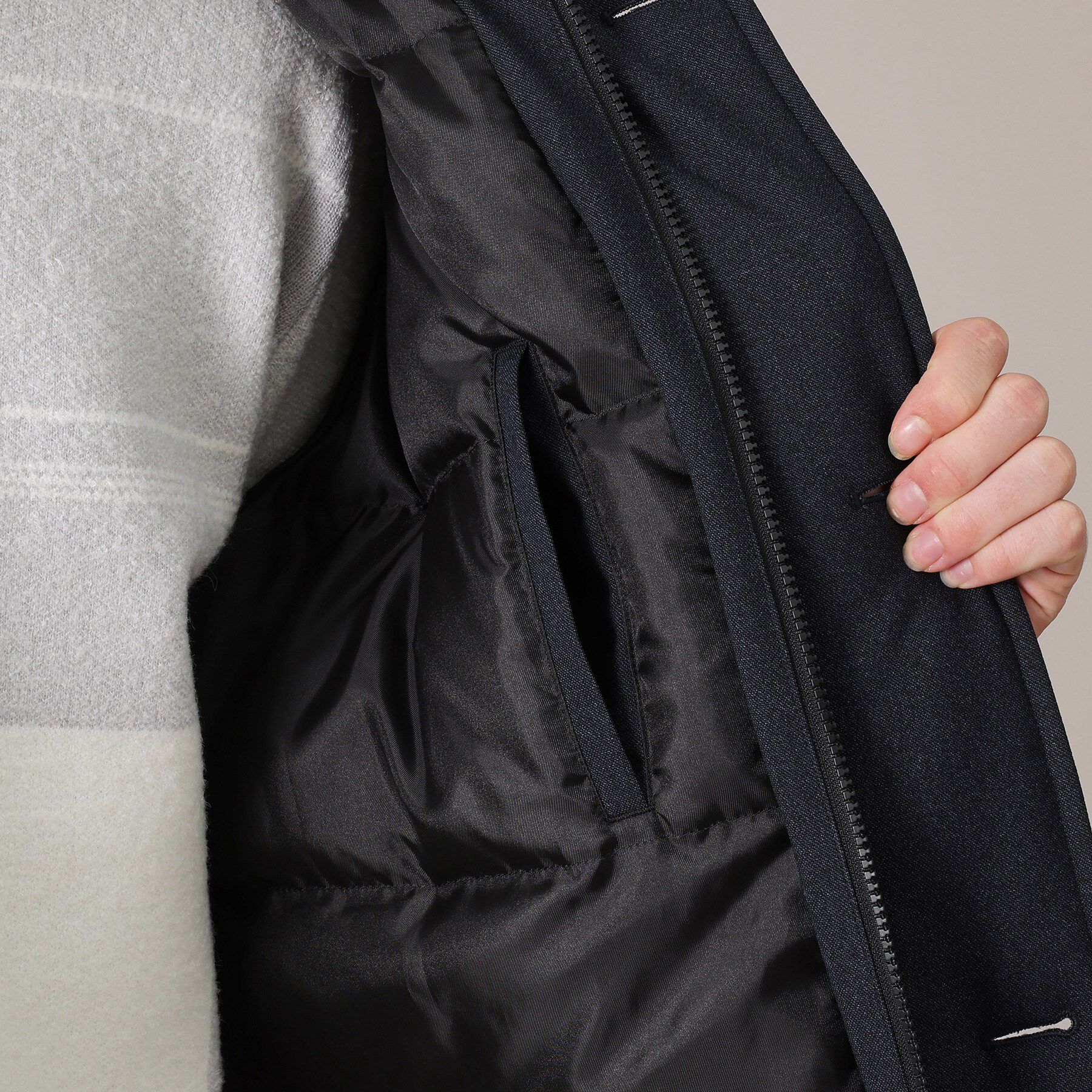 TAKEO KIKUCHI「ウールライク　カジュアルダウンブルゾン」|ダウン|