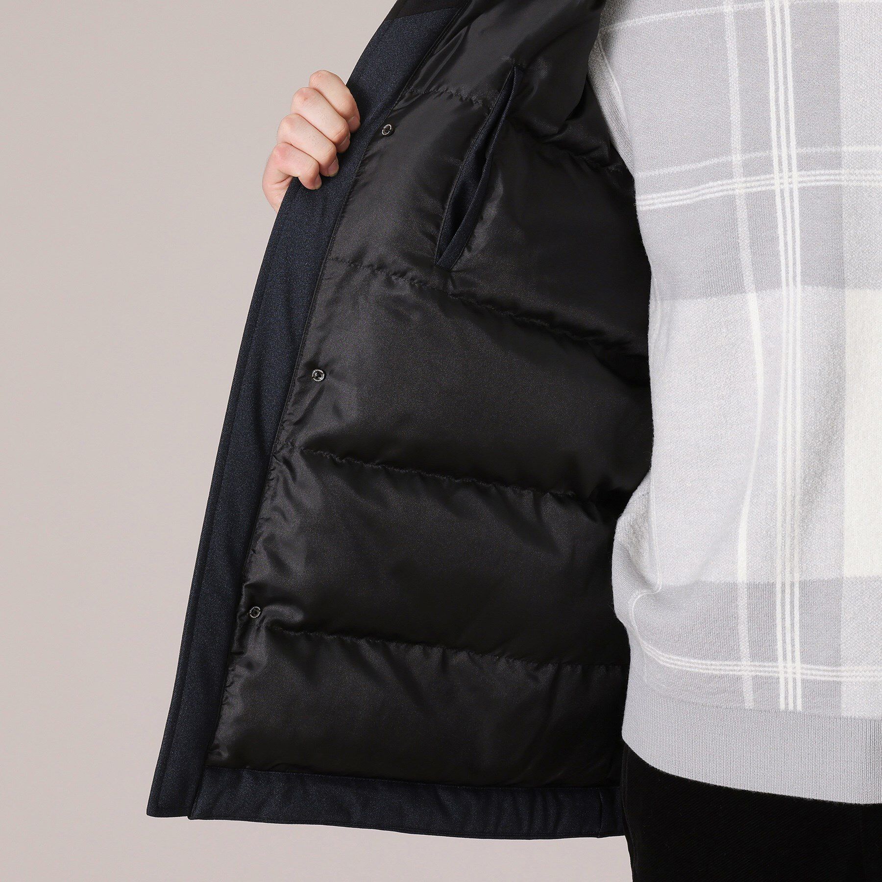 TAKEO KIKUCHI「ウールライク　カジュアルダウンブルゾン」|ダウン|