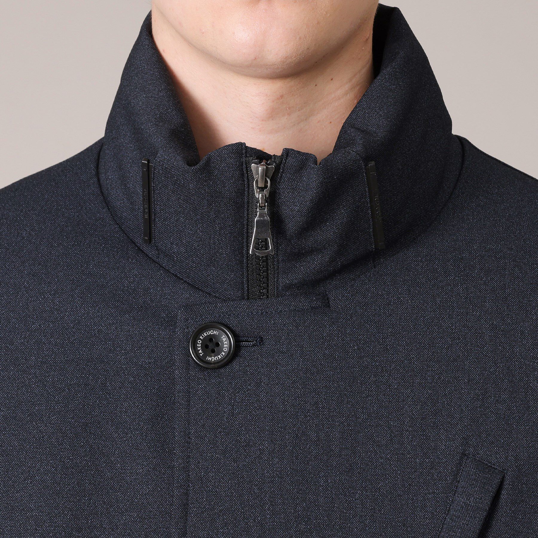 TAKEO KIKUCHI「ウールライク　カジュアルダウンブルゾン」|ダウン|