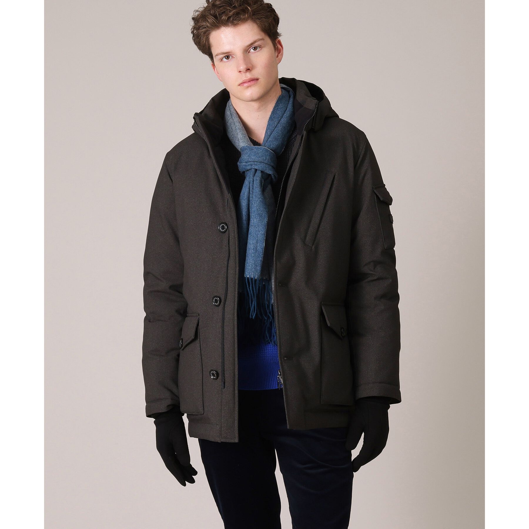 TAKEO KIKUCHI「ウールライク　カジュアルダウンブルゾン」|ダウン|