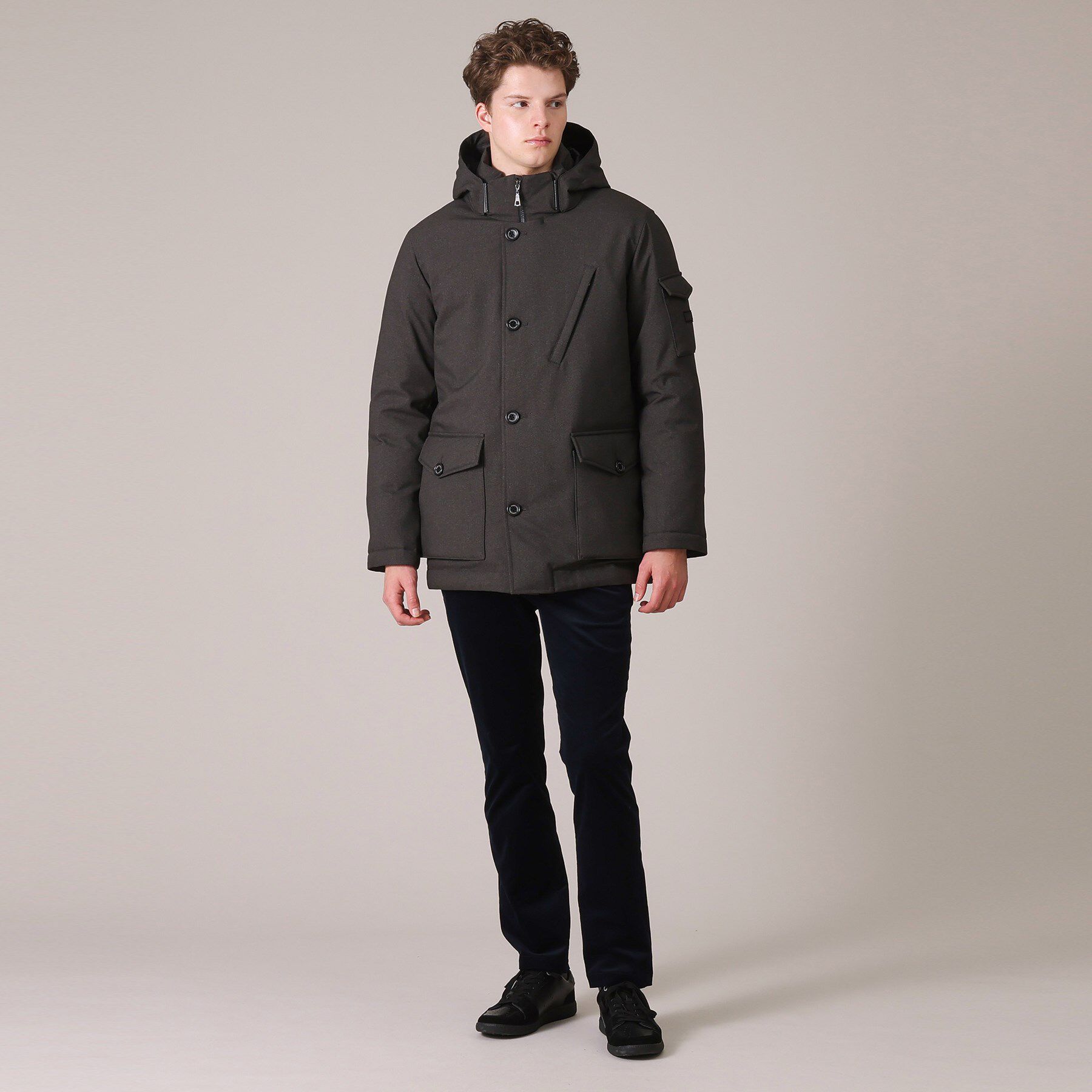 TAKEO KIKUCHI「ウールライク　カジュアルダウンブルゾン」|ダウン|