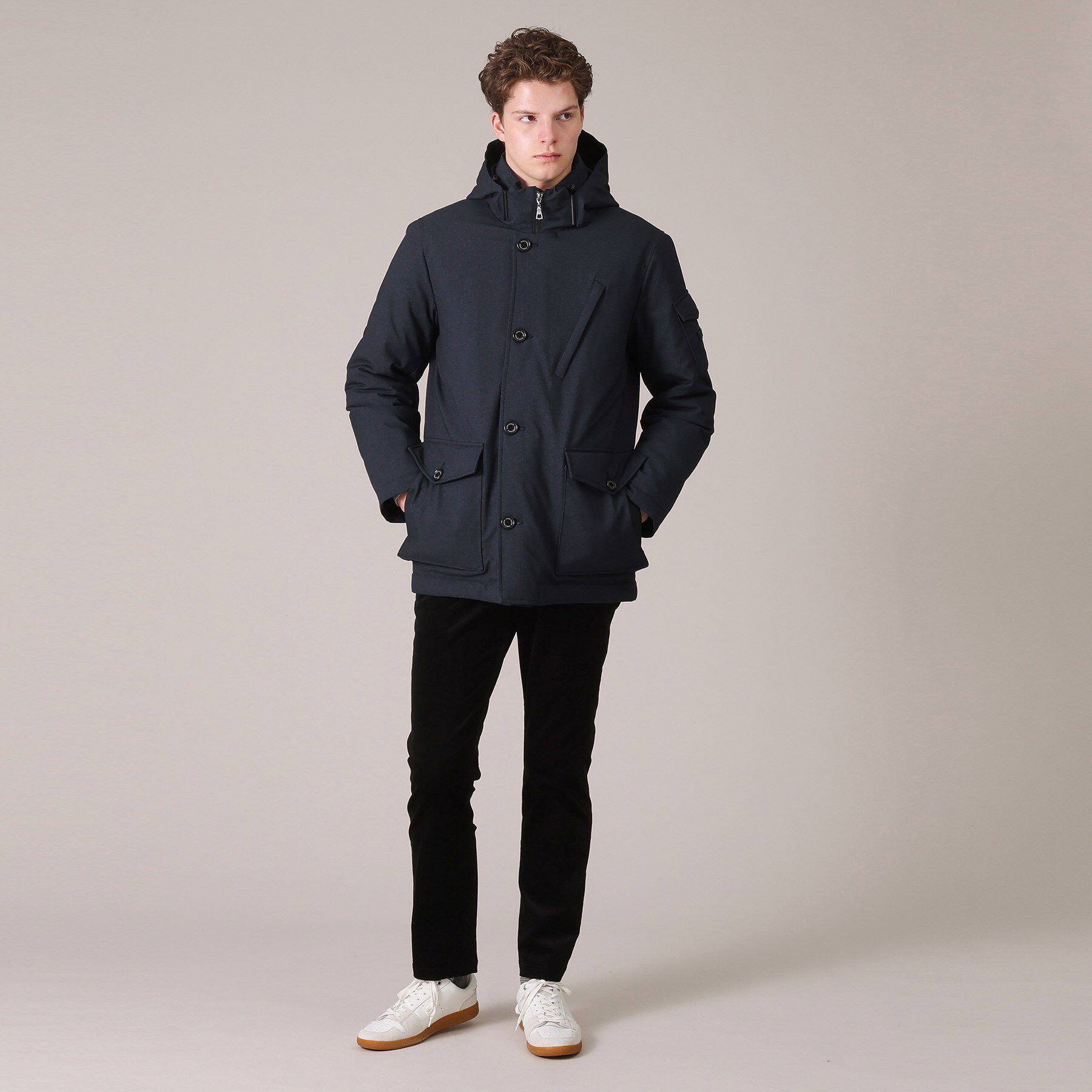 TAKEO KIKUCHI「ウールライク　カジュアルダウンブルゾン」|ダウン|