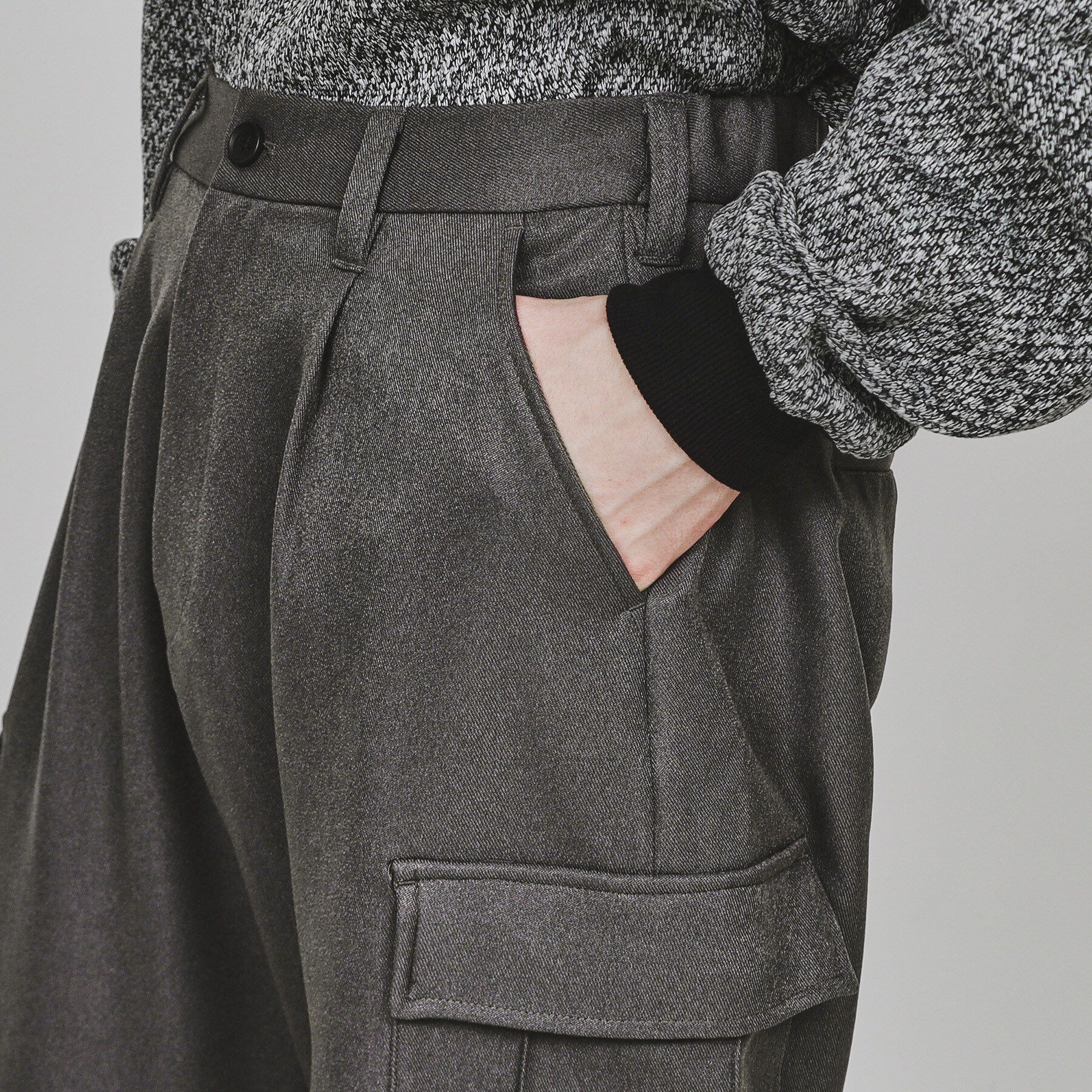 tk.TAKEO KIKUCHI「ウール調カーゴパンツ」|その他|