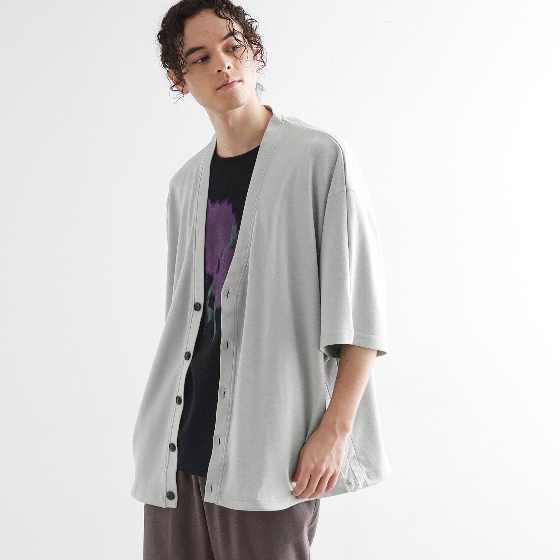 tk.TAKEO KIKUCHI「ドルマンカーディガン」|カーディガン|