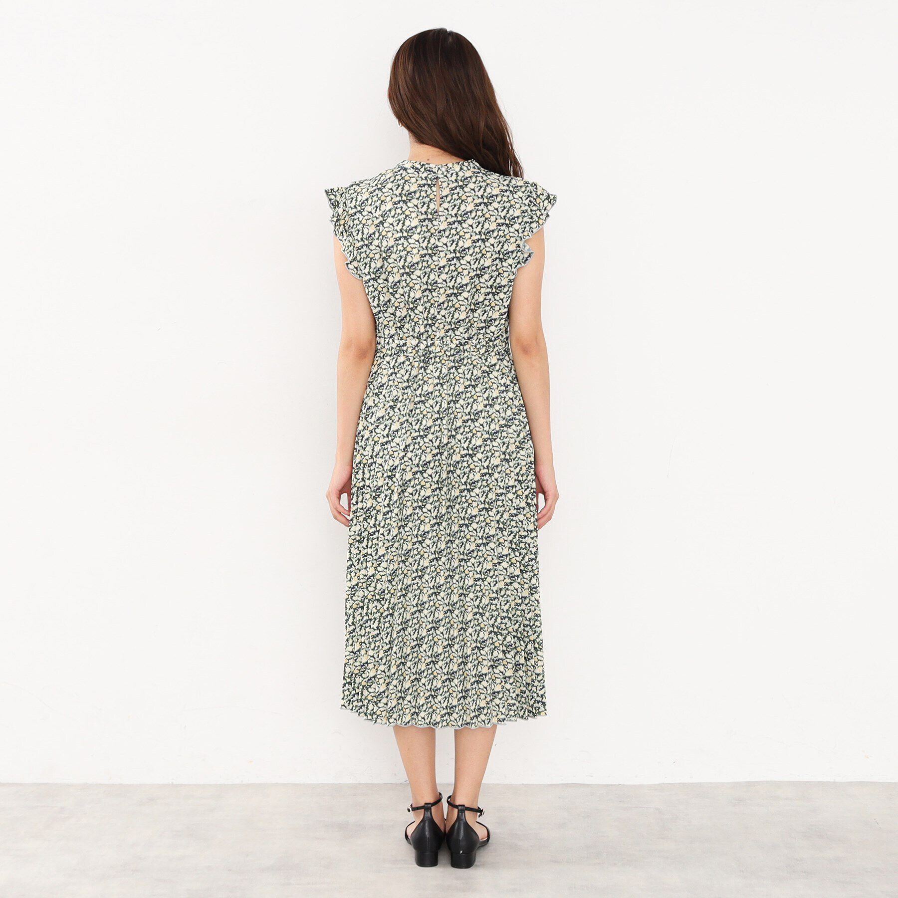 index「ミニフラワープリーツワンピース【洗濯機洗い可】」|ワンピース|