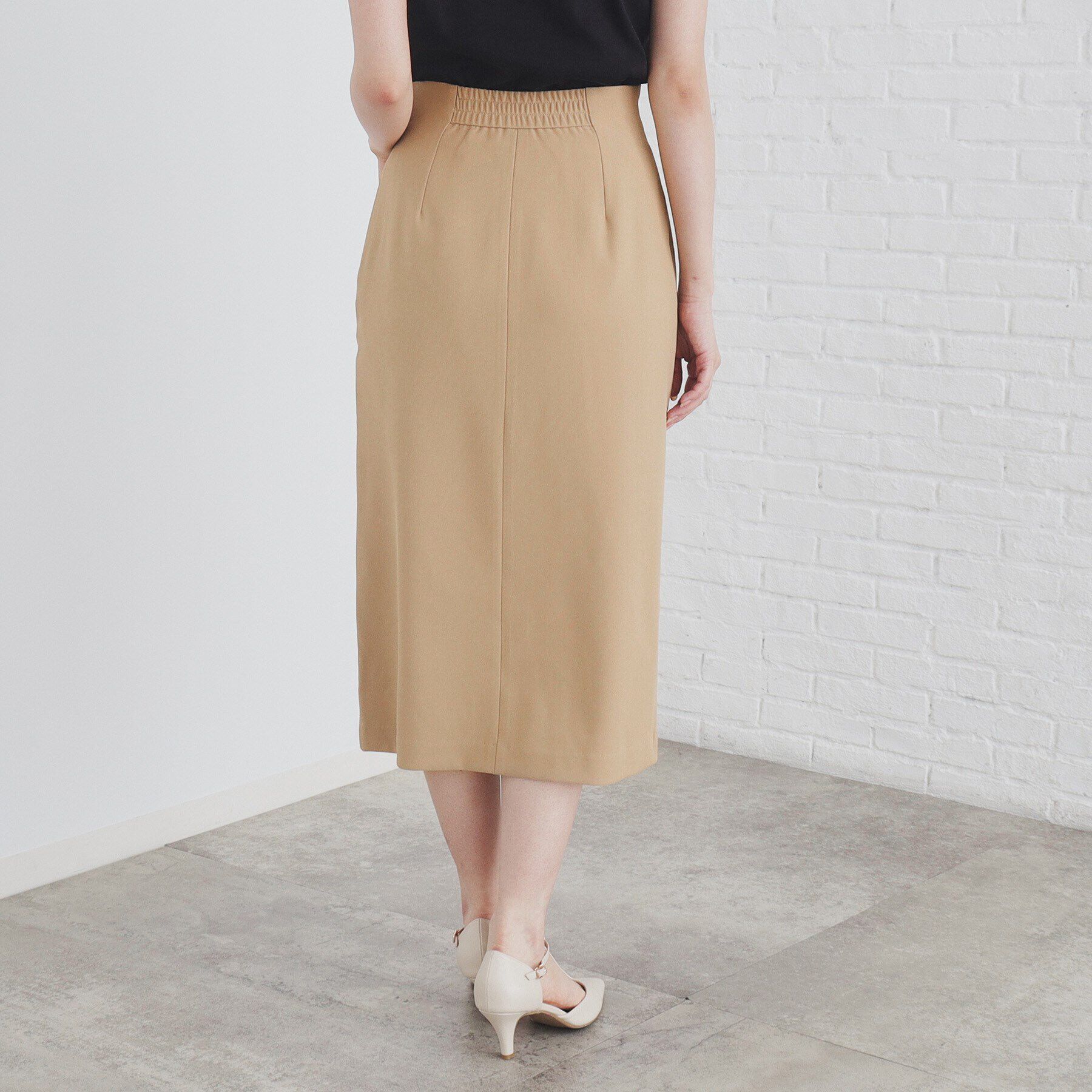 index「ストレッチハートウエストタイトスカート【洗濯機洗い可/防シワ】」|スカート|