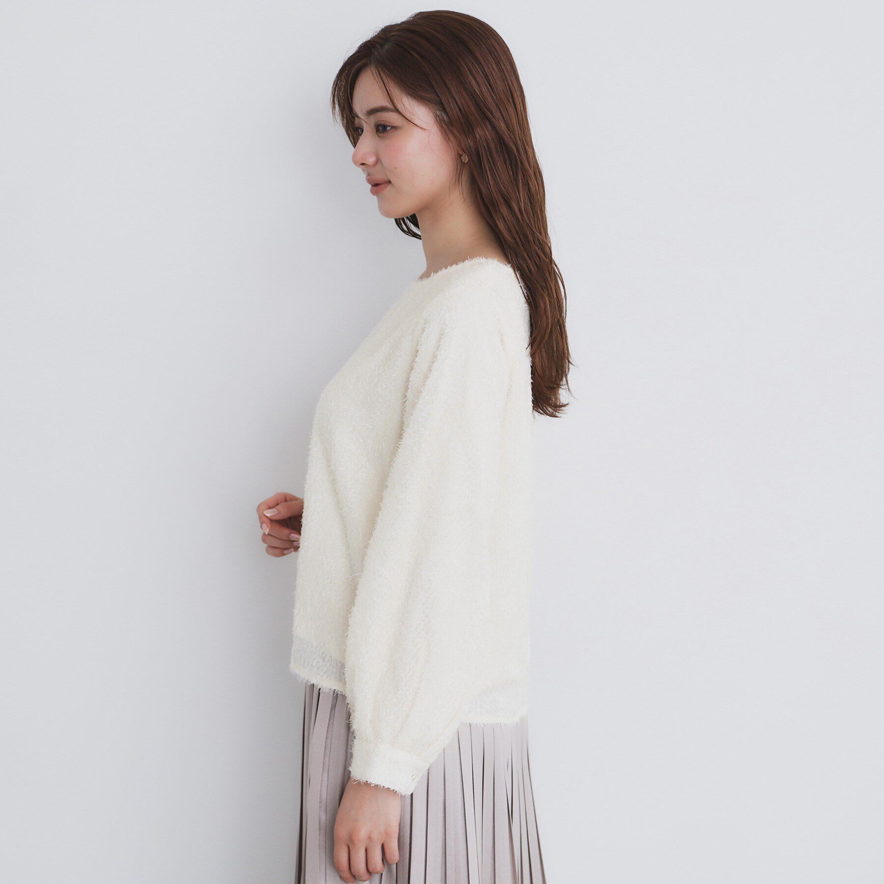 index「ミニカットジャカードブラウス【洗濯機洗い可】」|シャツ・ブラウス|