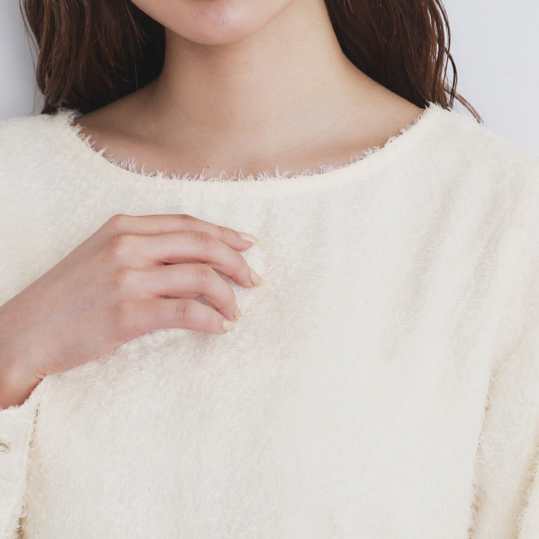 index「ミニカットジャカードブラウス【洗濯機洗い可】」|シャツ・ブラウス|