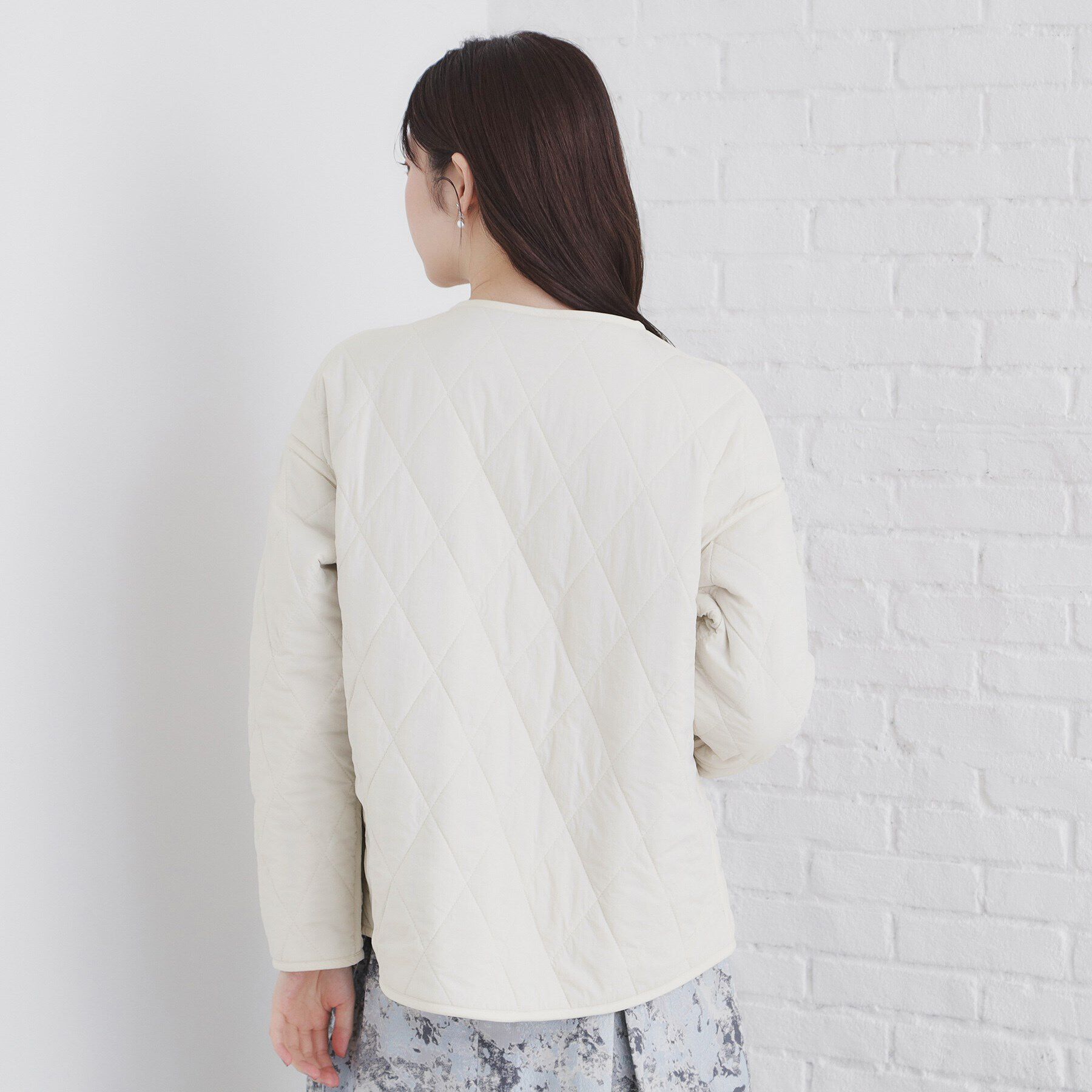 index「リバーシブル キルティングフェイクファーブルゾン【洗濯機洗い可】」|ブルゾン・スタジャン|