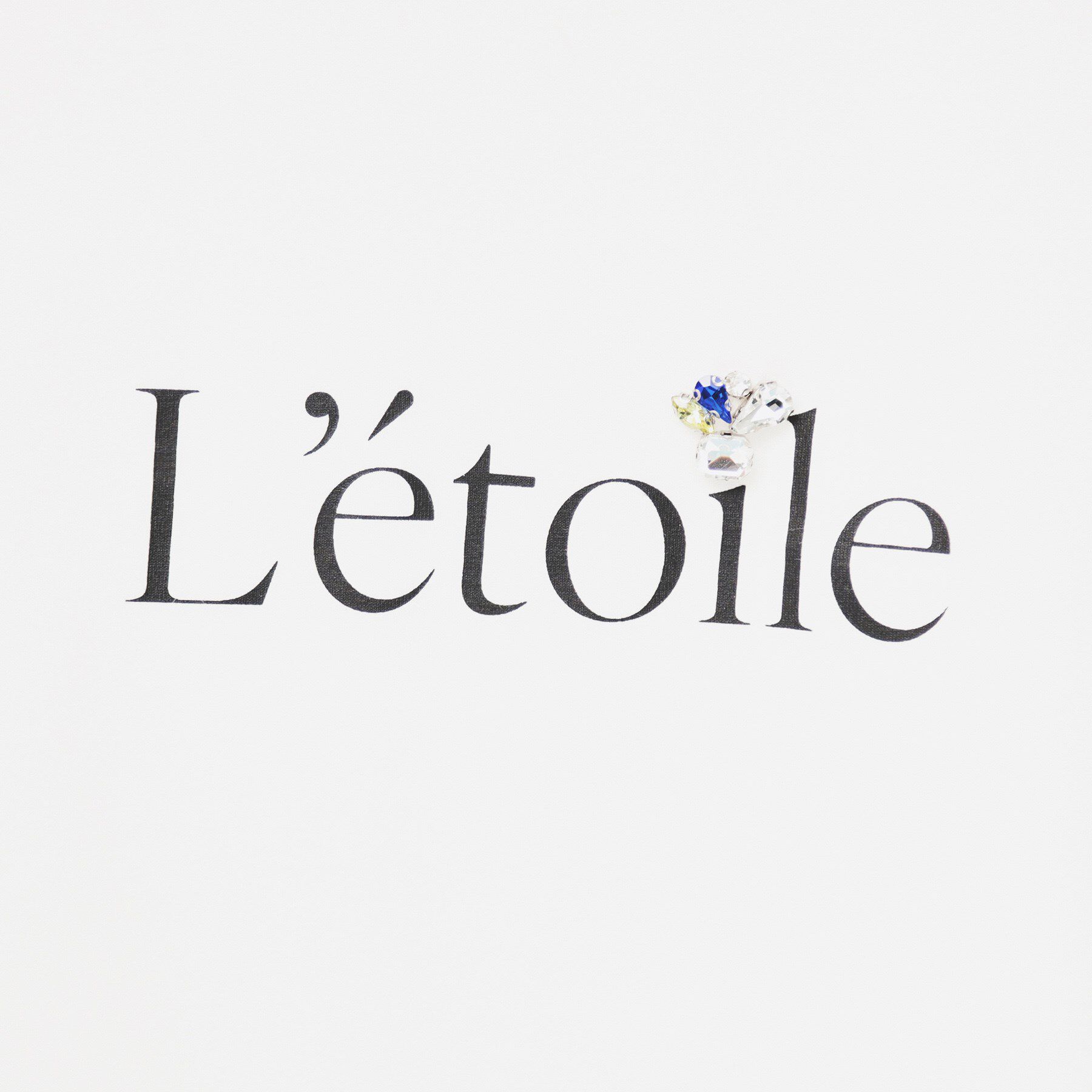 index「《美人百花掲載》ビジュー付きロゴTシャツ【接触冷感/UVケア/吸水速乾/汗ジミ防止/洗濯機洗い可】」|Tシャツ・カットソー|