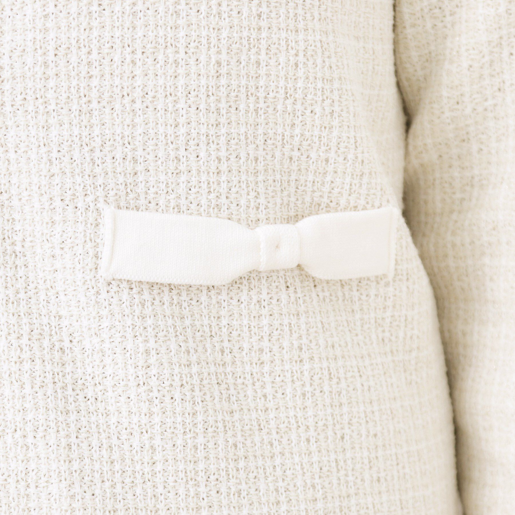 Couture broach「【ハレの日・通勤】ラメツイード ニットカーディガン」|カーディガン|