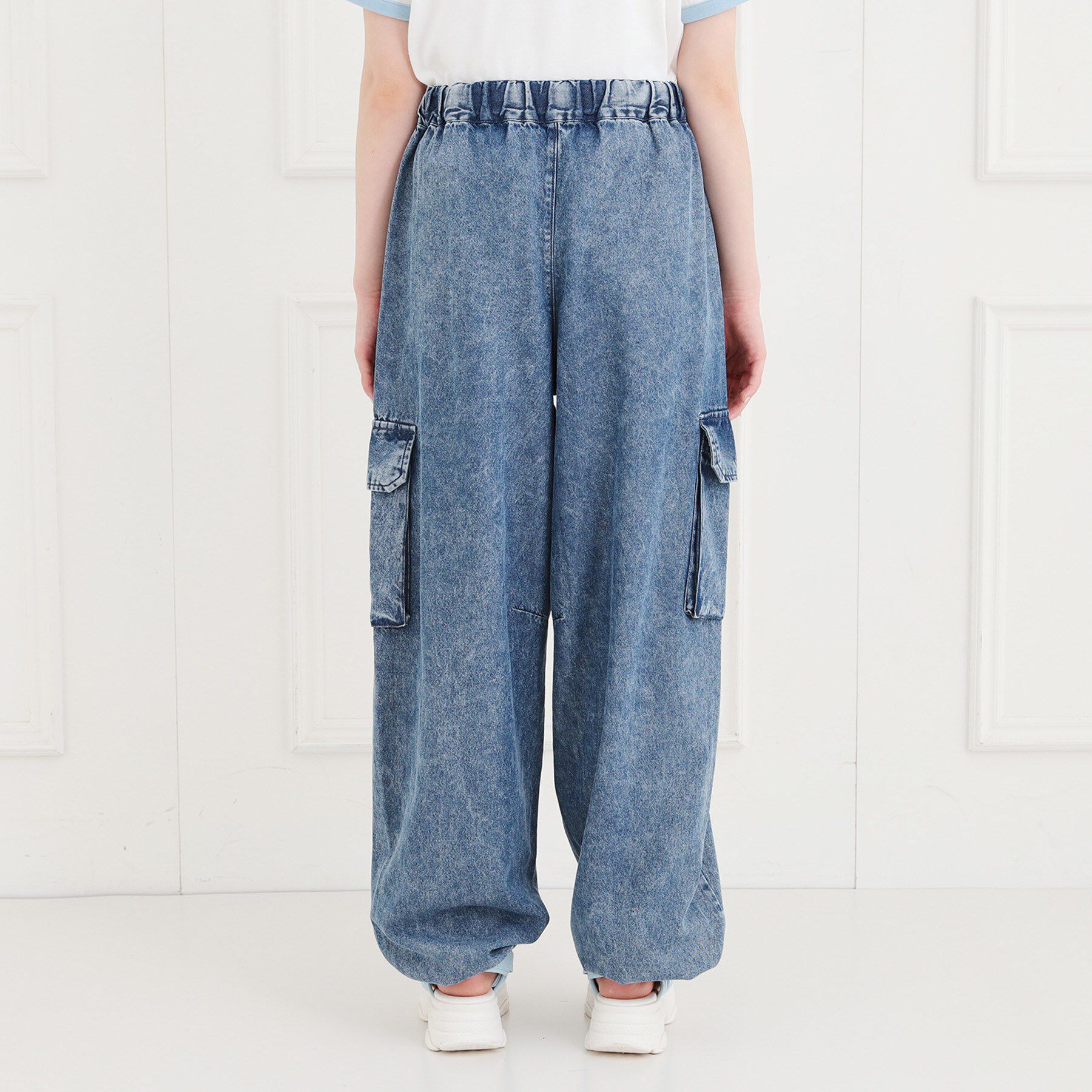 PINK-latte「デニムバレルカーゴパンツ」|その他|