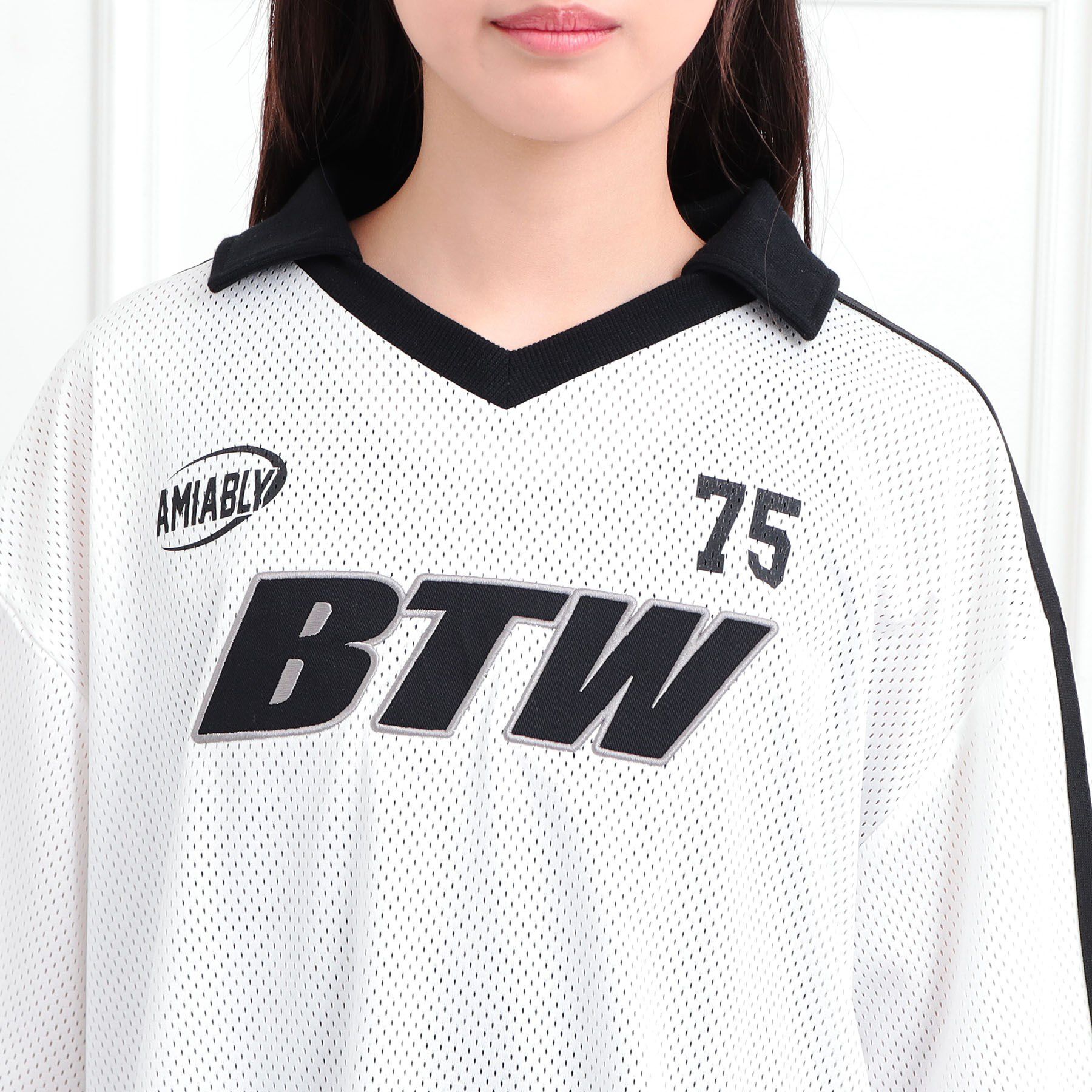 PINK-latte「【セットアイテム】衿付きVネックメッシュT＋タンクセット」|その他|