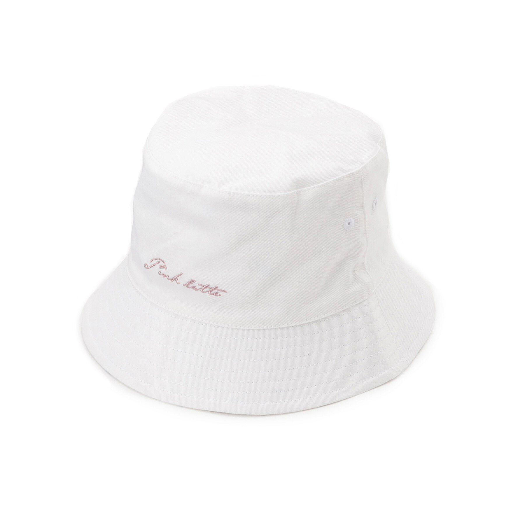 PINK-latte「リバーシブルバケットハット」|ハット|ホワイト(101)