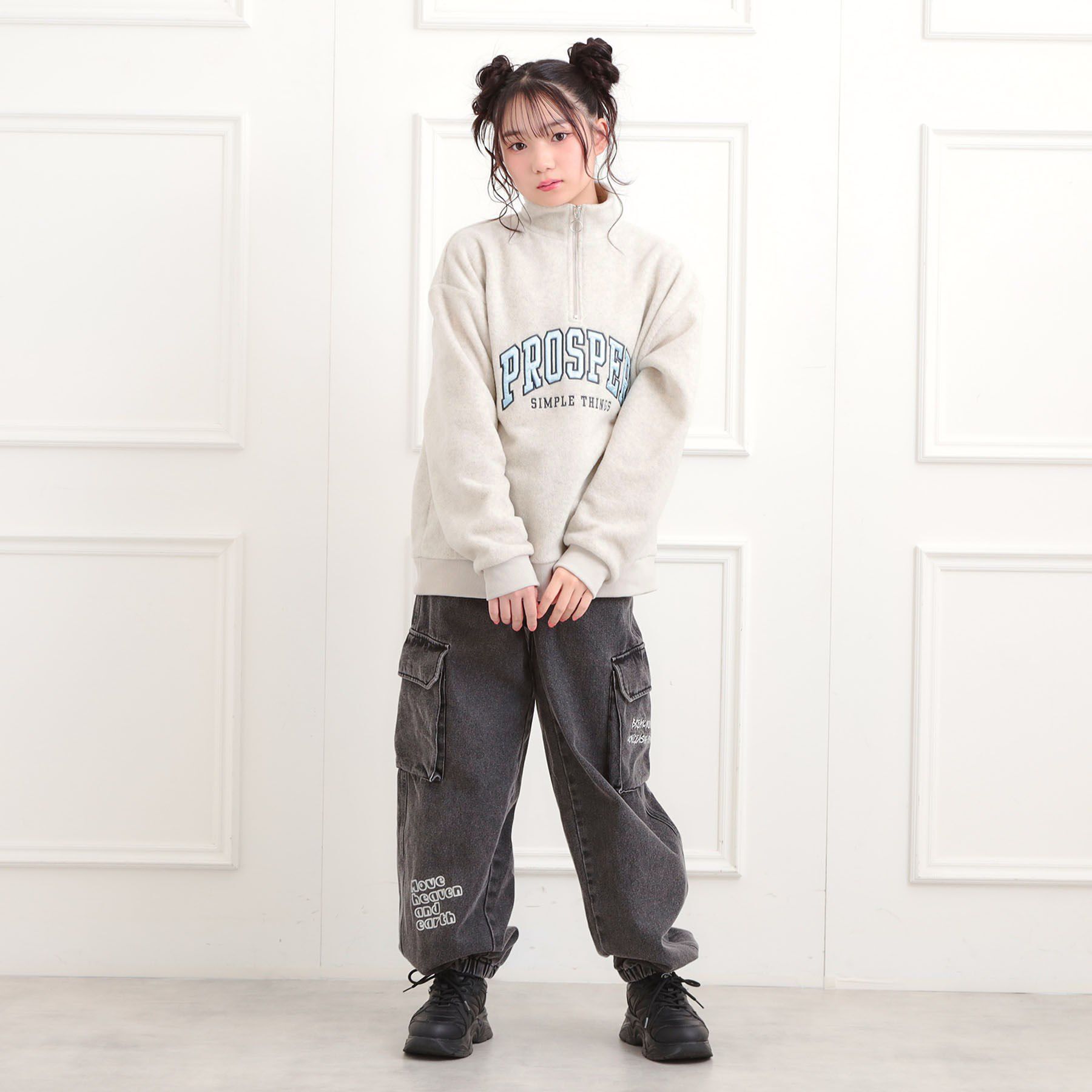 PINK-latte「ハーフジップフリーストレーナー」|その他|