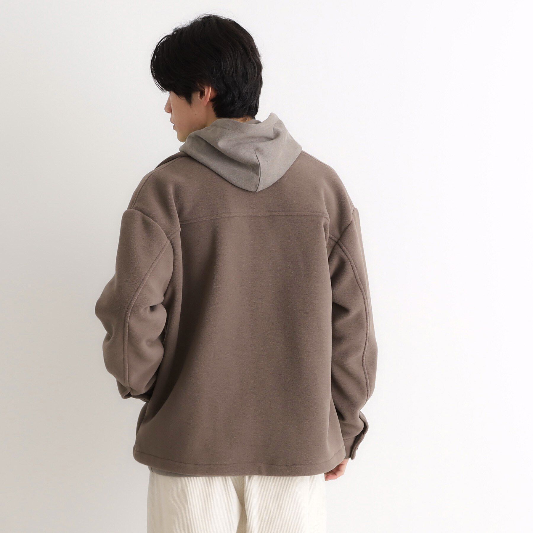 THE SHOP TK「マイクロフリースジャケット 光吸収発熱機能／洗える」|ブルゾン・スタジャン|