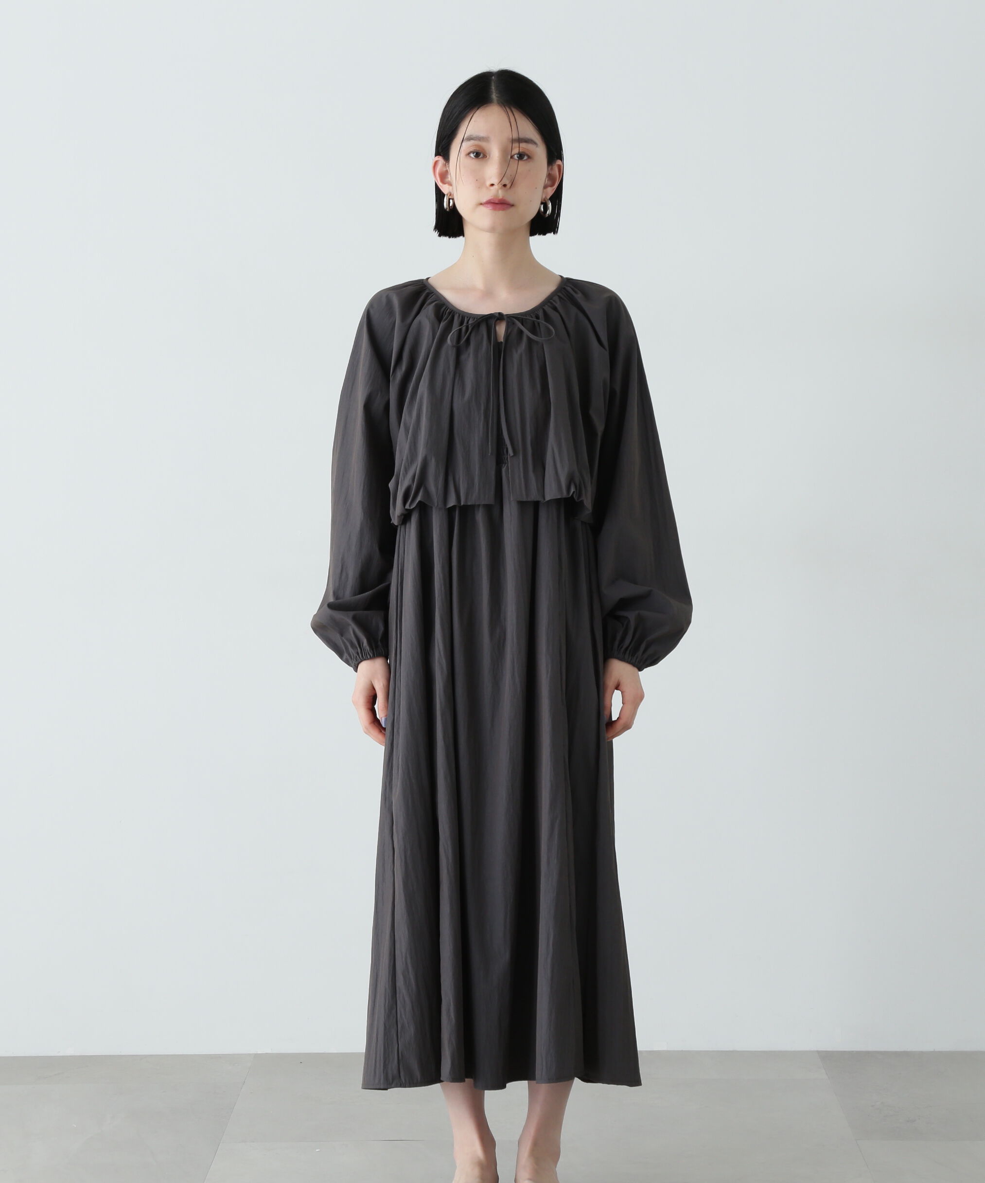  「バルーンブラウスキャミワンピースセット」|ワンピース|