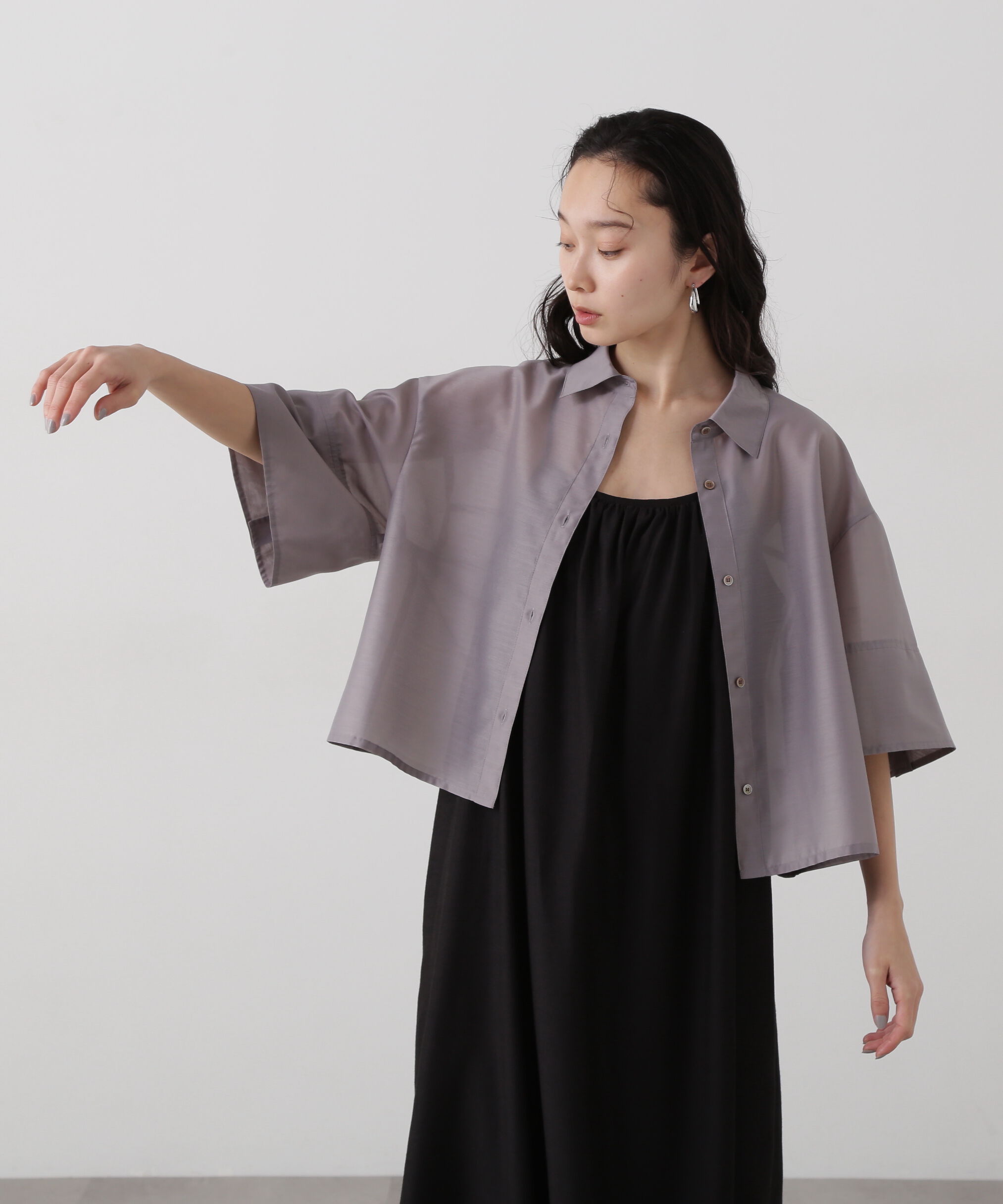 「シアークロップドシャツ」|シャツ・ブラウス|