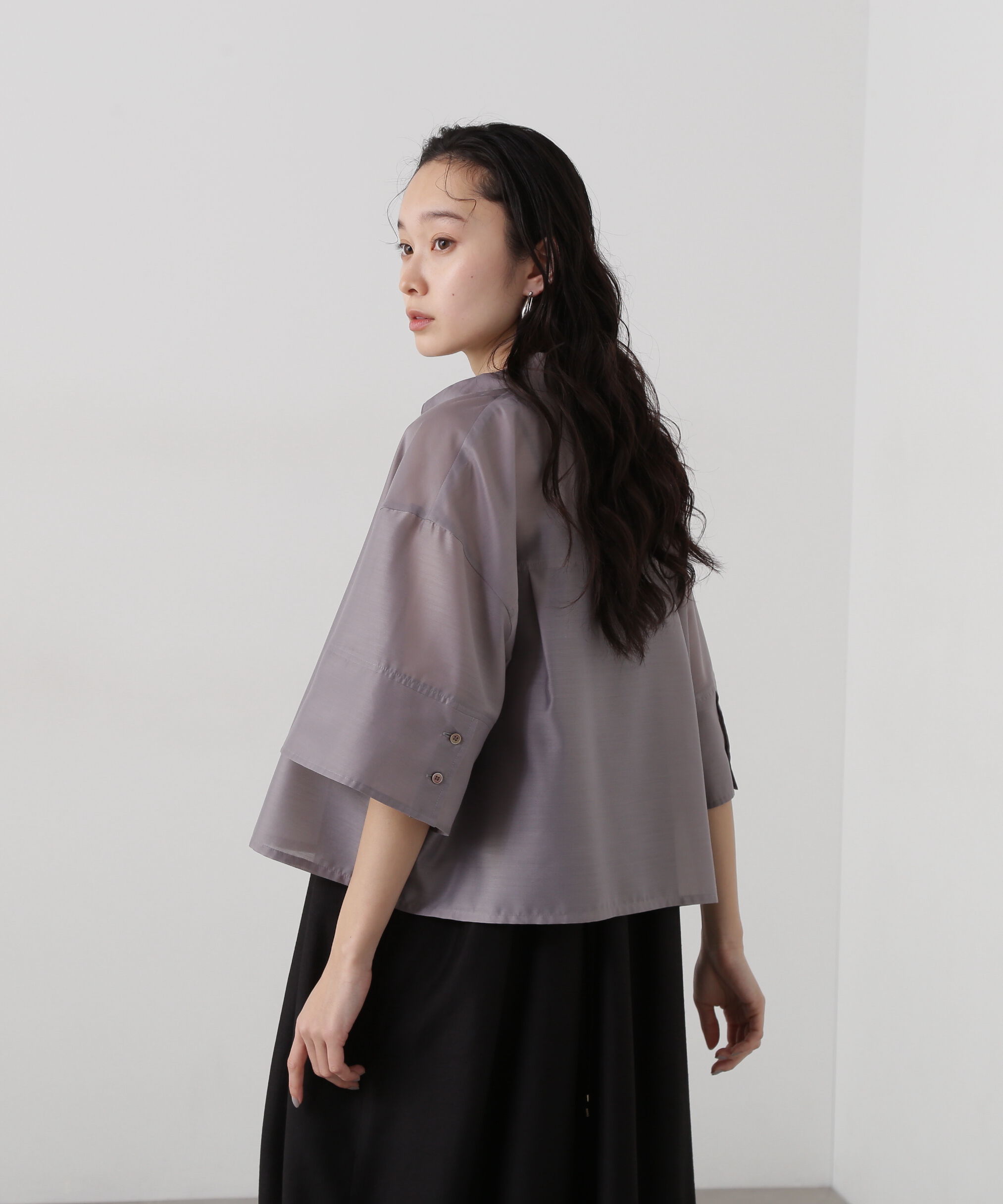  「シアークロップドシャツ」|シャツ・ブラウス|