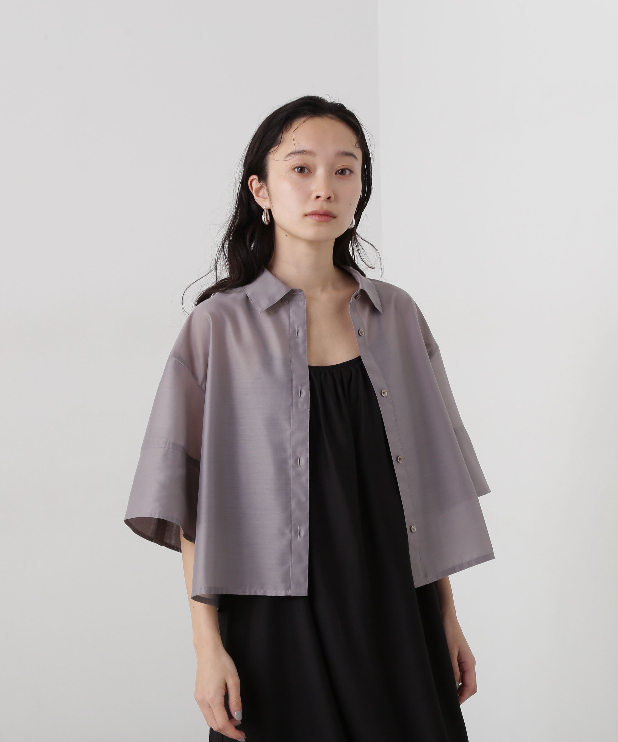  「シアークロップドシャツ」|シャツ・ブラウス|