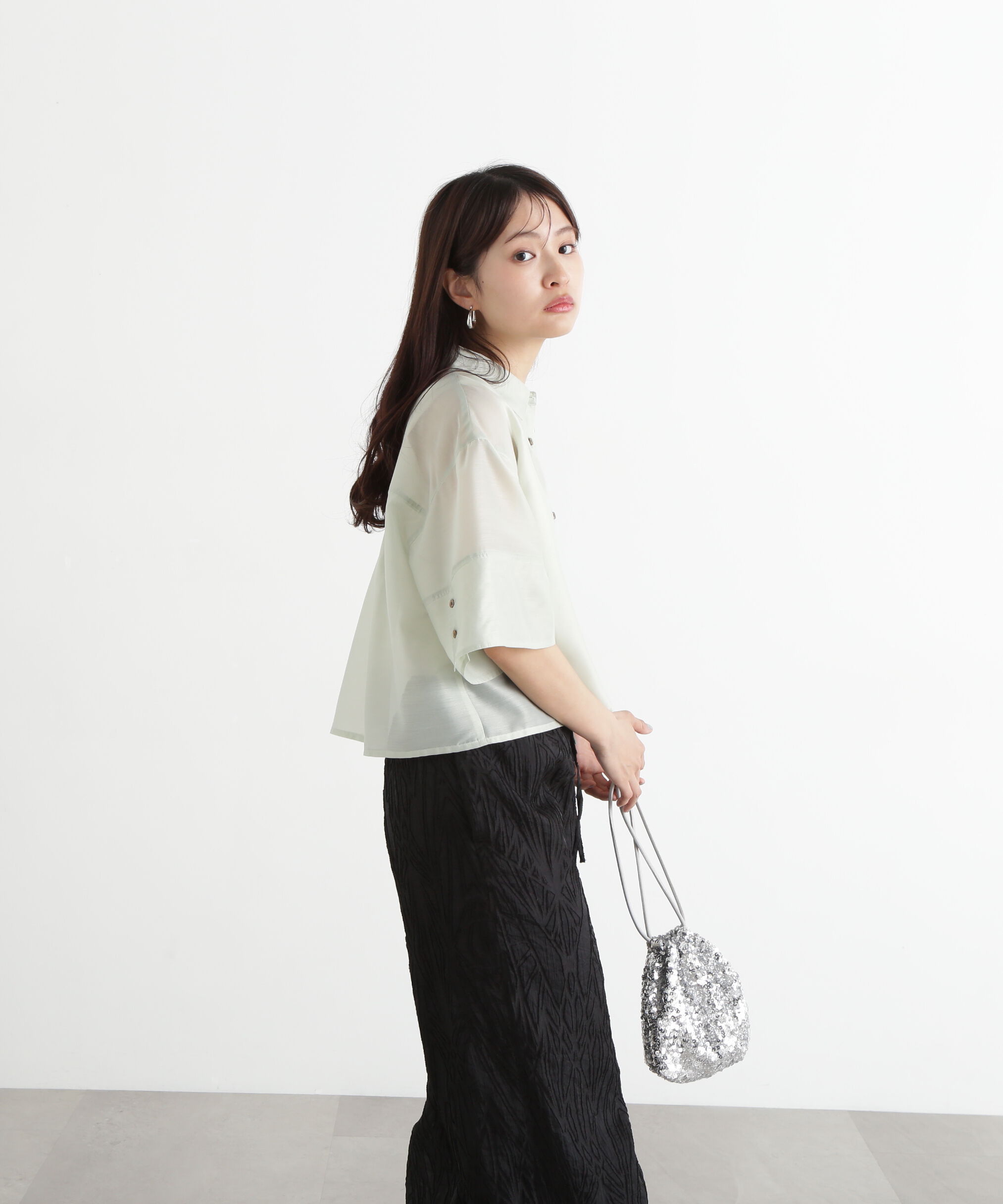  「シアークロップドシャツ」|シャツ・ブラウス|