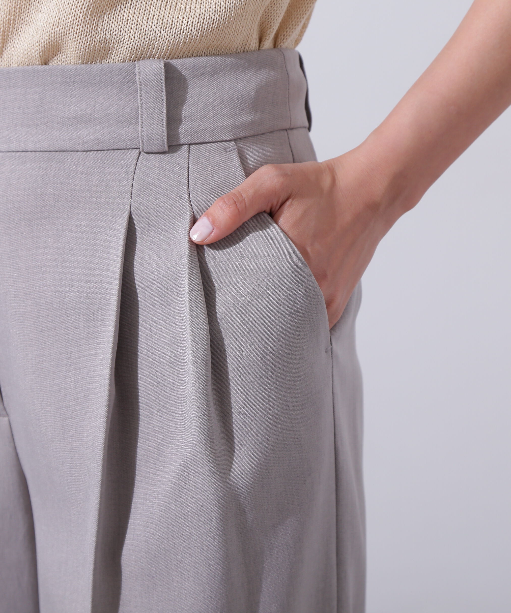  「ツータックワイドパンツ」|その他|