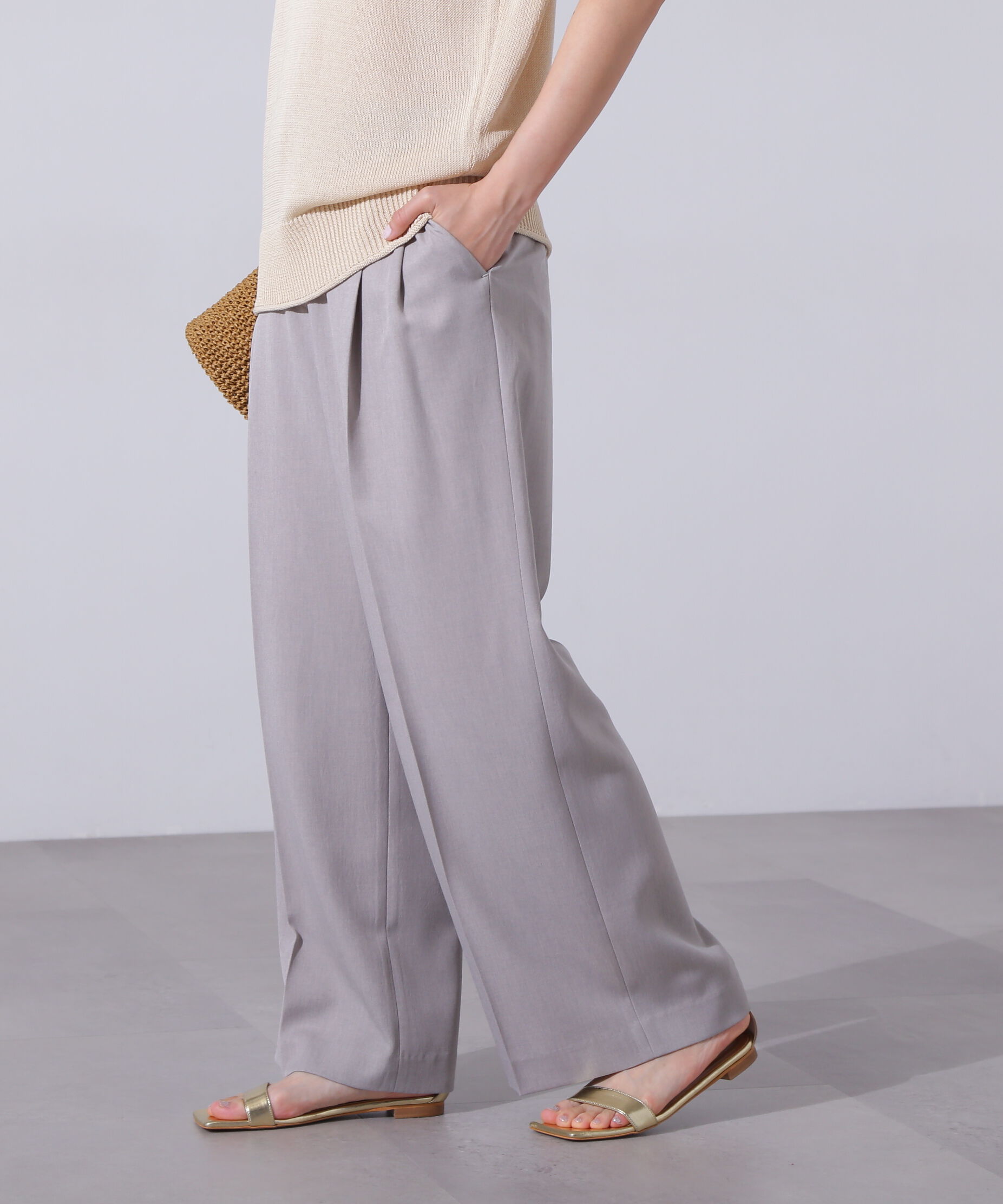  「ツータックワイドパンツ」|その他|