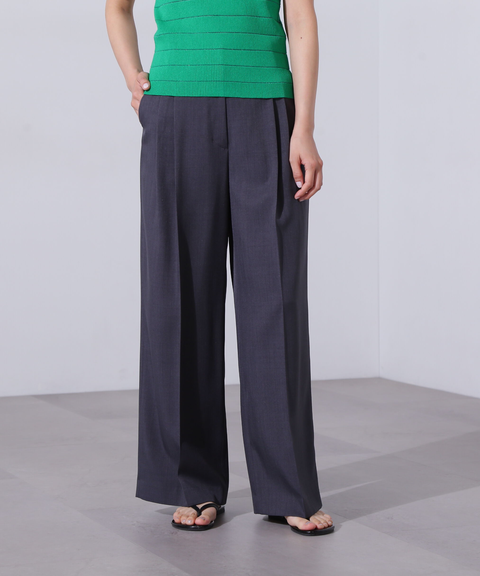  「ツータックワイドパンツ」|その他|