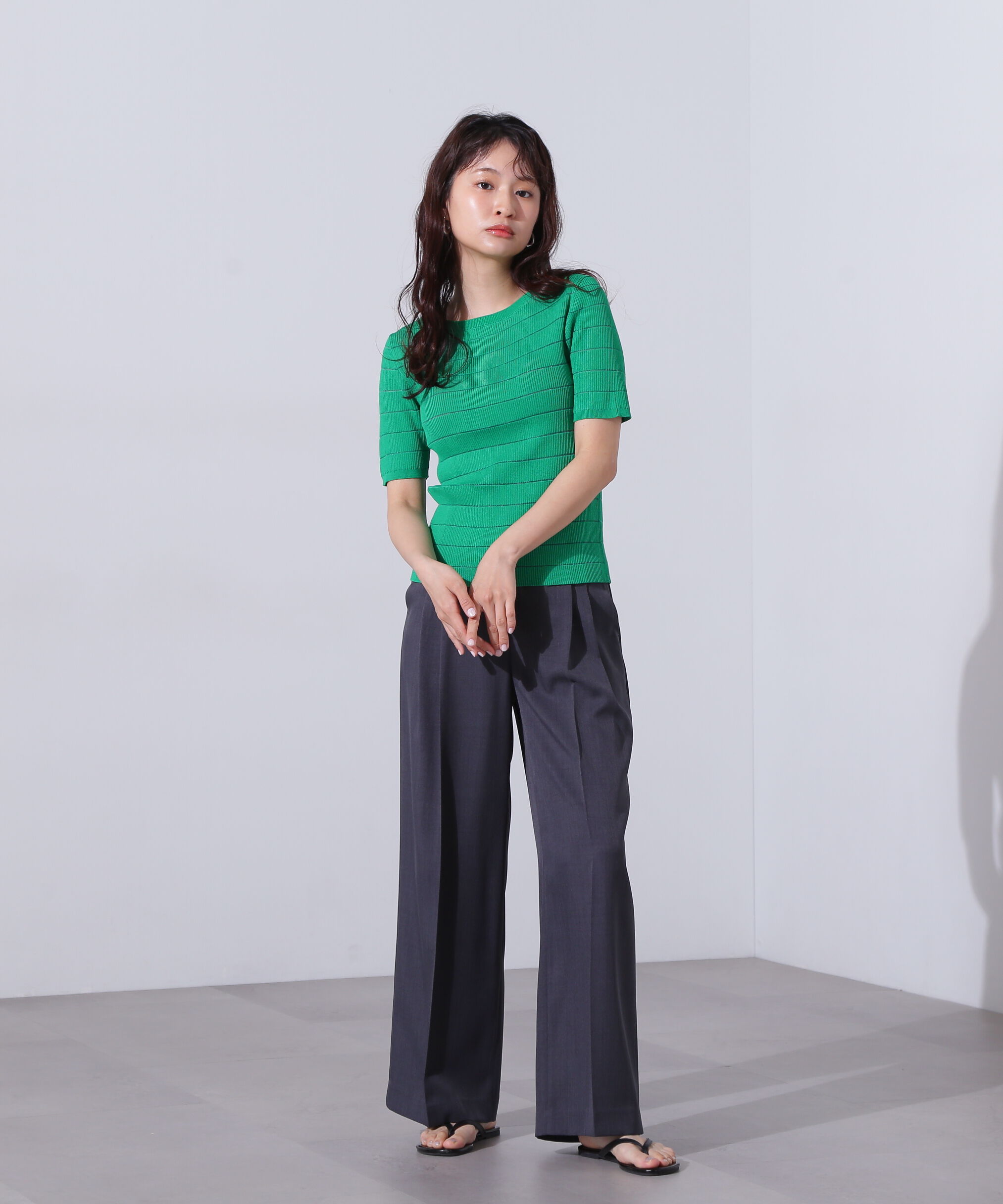  「ツータックワイドパンツ」|その他|