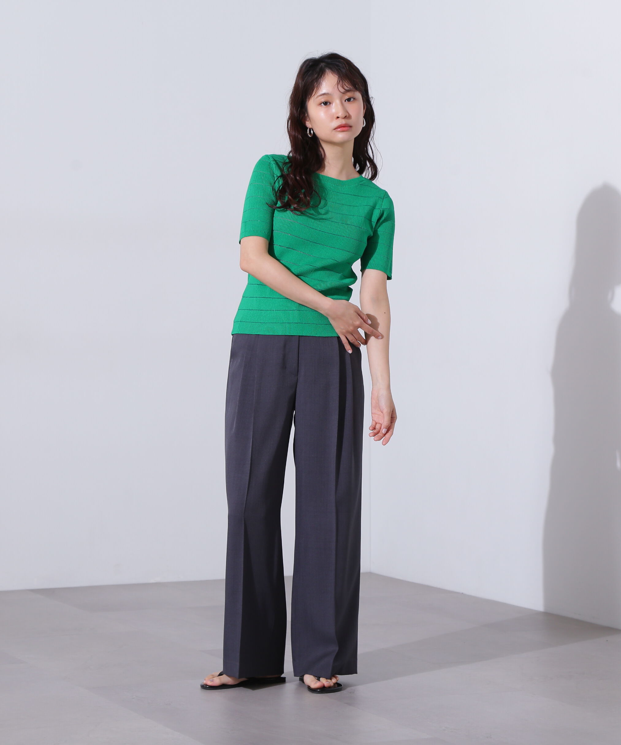  「ツータックワイドパンツ」|その他|