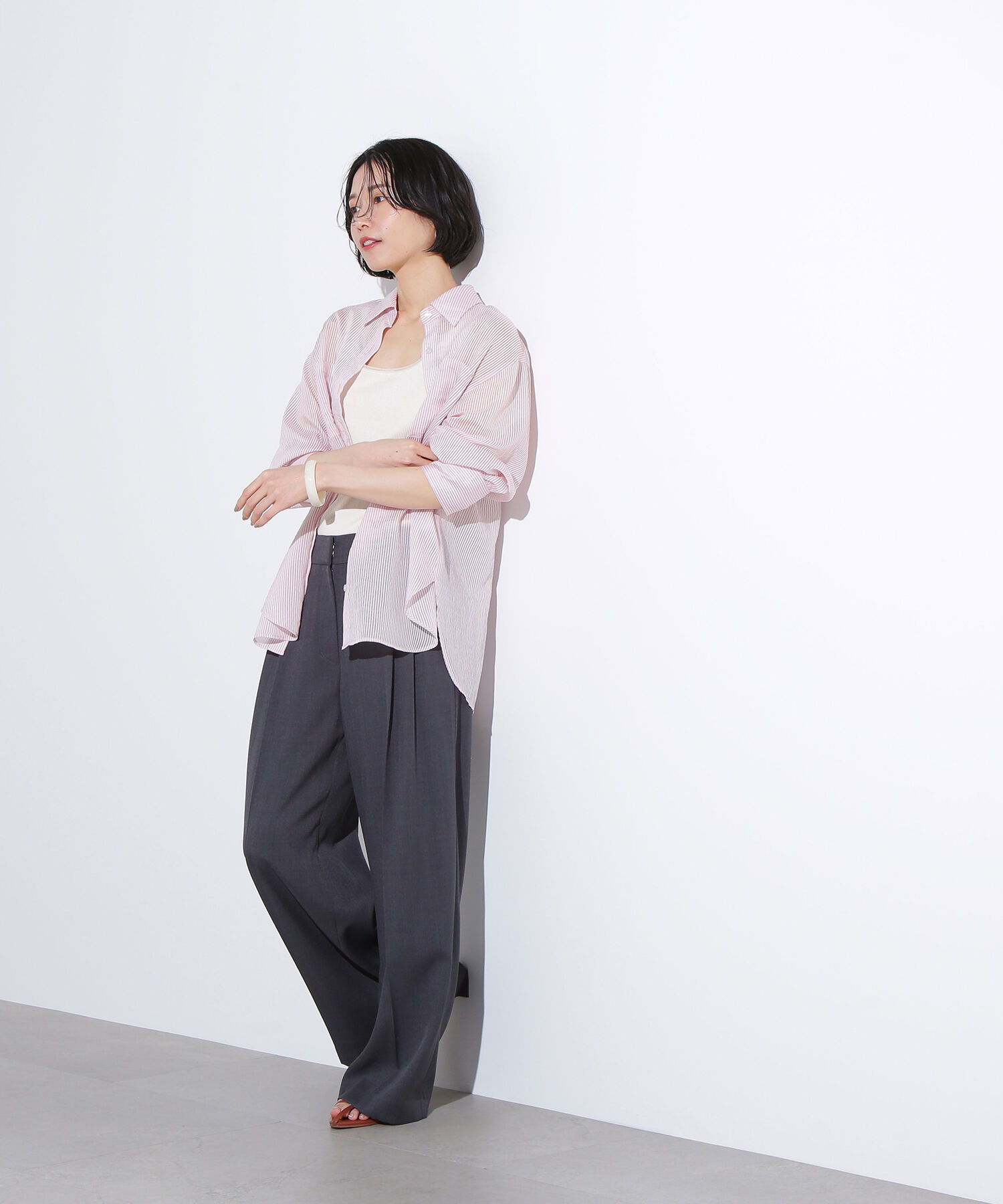  「ツータックワイドパンツ」|その他|