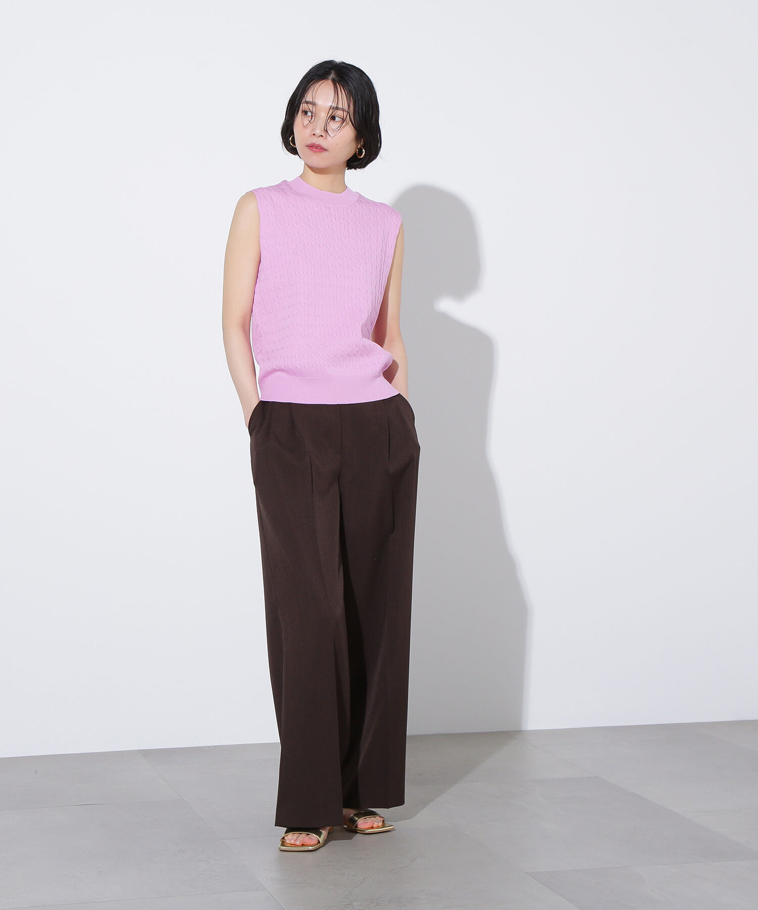  「ツータックワイドパンツ」|その他|