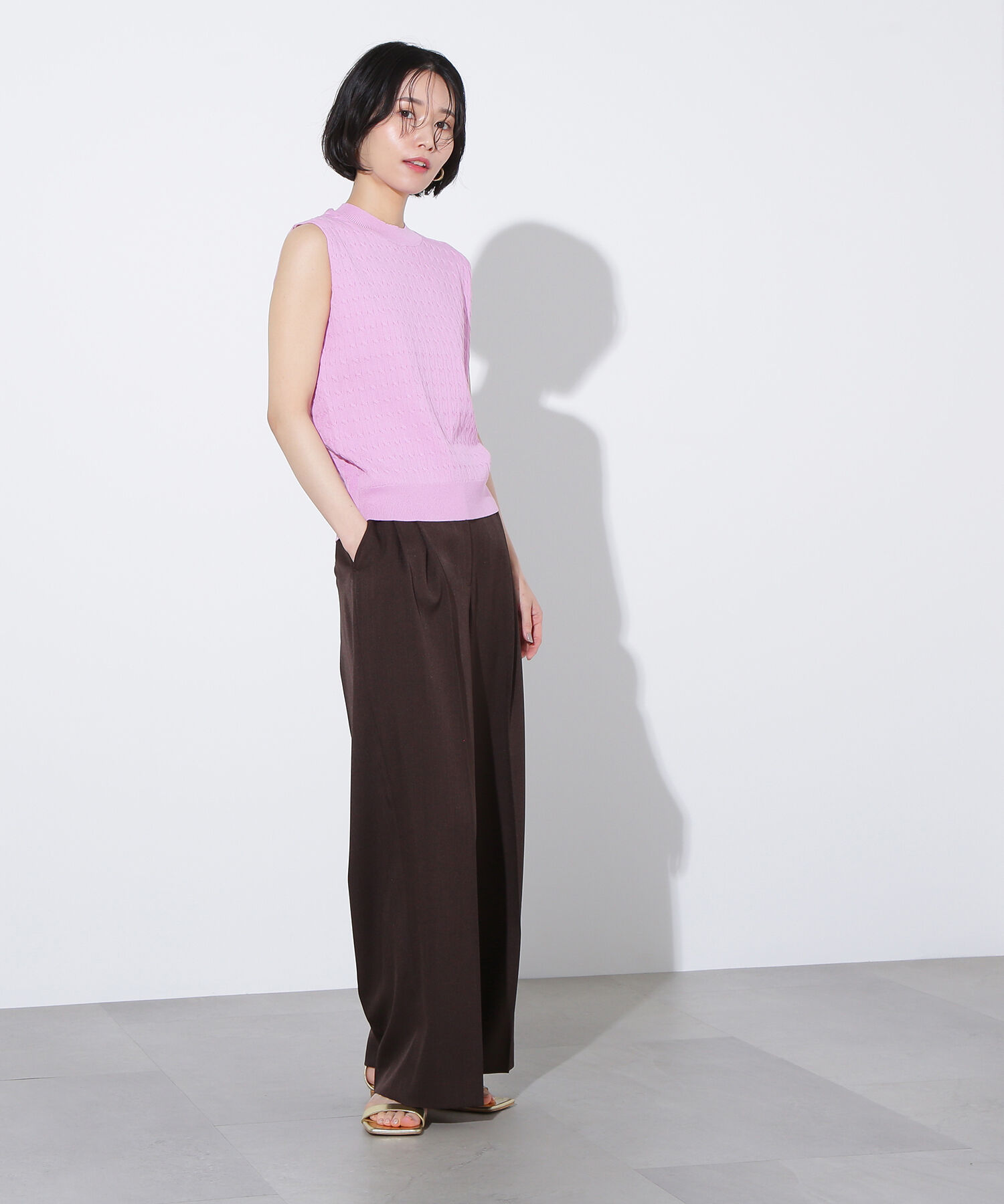  「ツータックワイドパンツ」|その他|