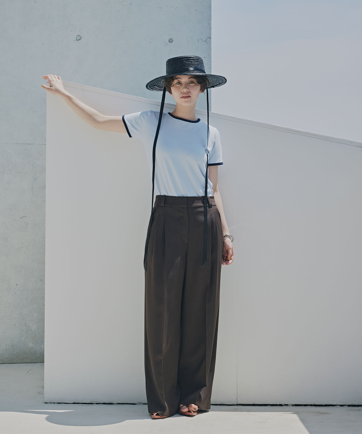  「ツータックワイドパンツ」|その他|