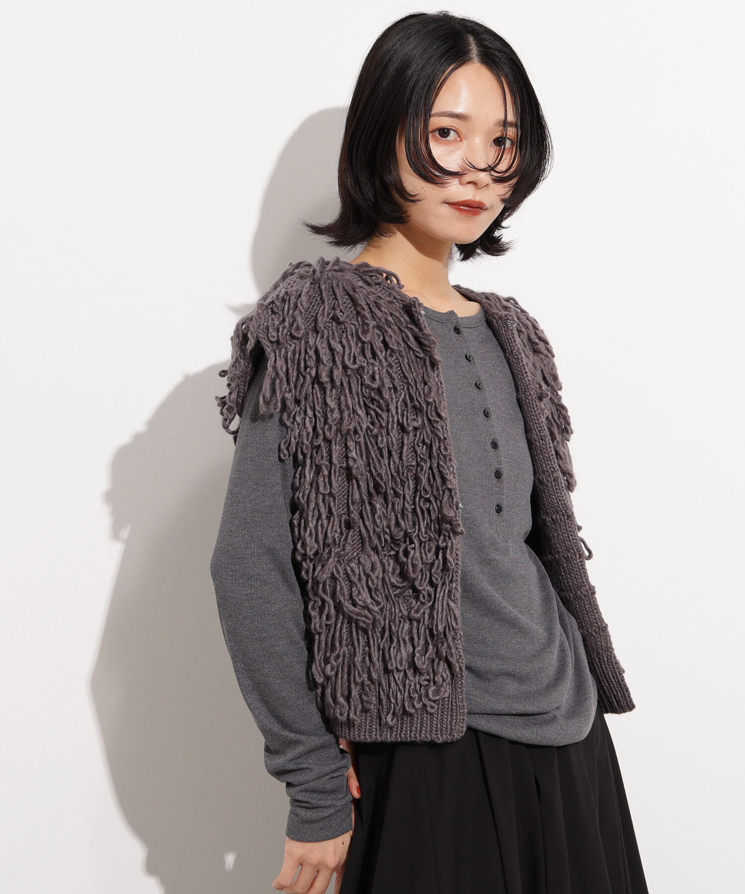  「ループニットベスト」|ニット・セーター|