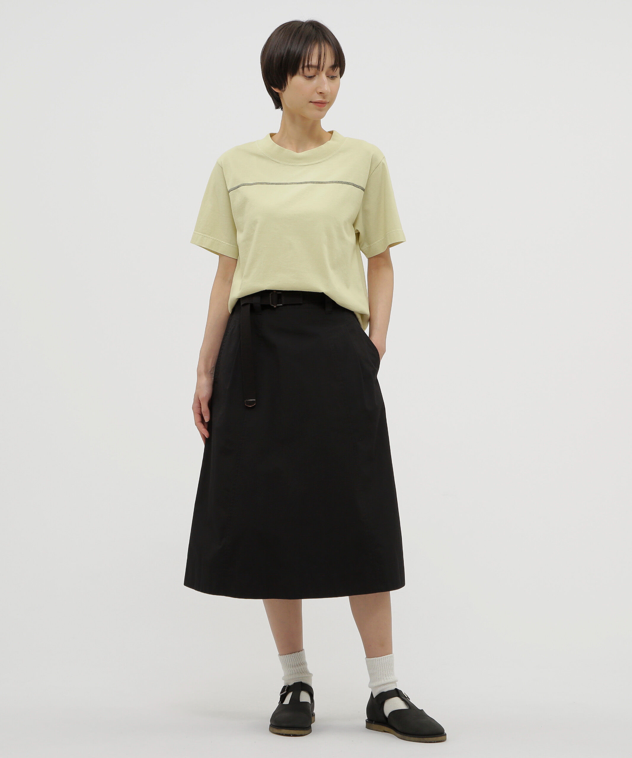 MHL.「LIGHT SOFT COTTON JERSEY TOP」|Tシャツ・カットソー|