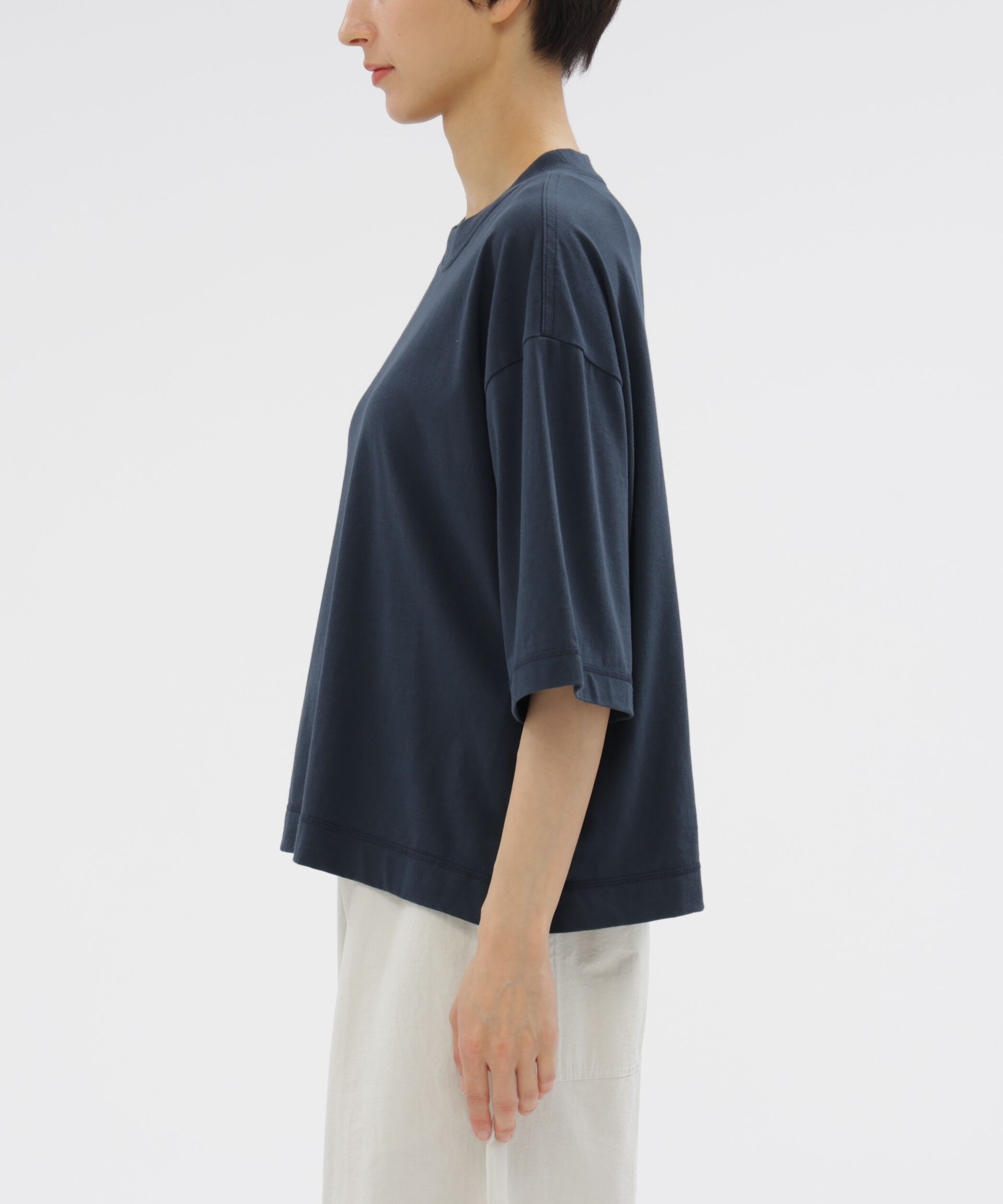 MHL.「SMOOTH COTTON JERSEY TOP」|Tシャツ・カットソー|