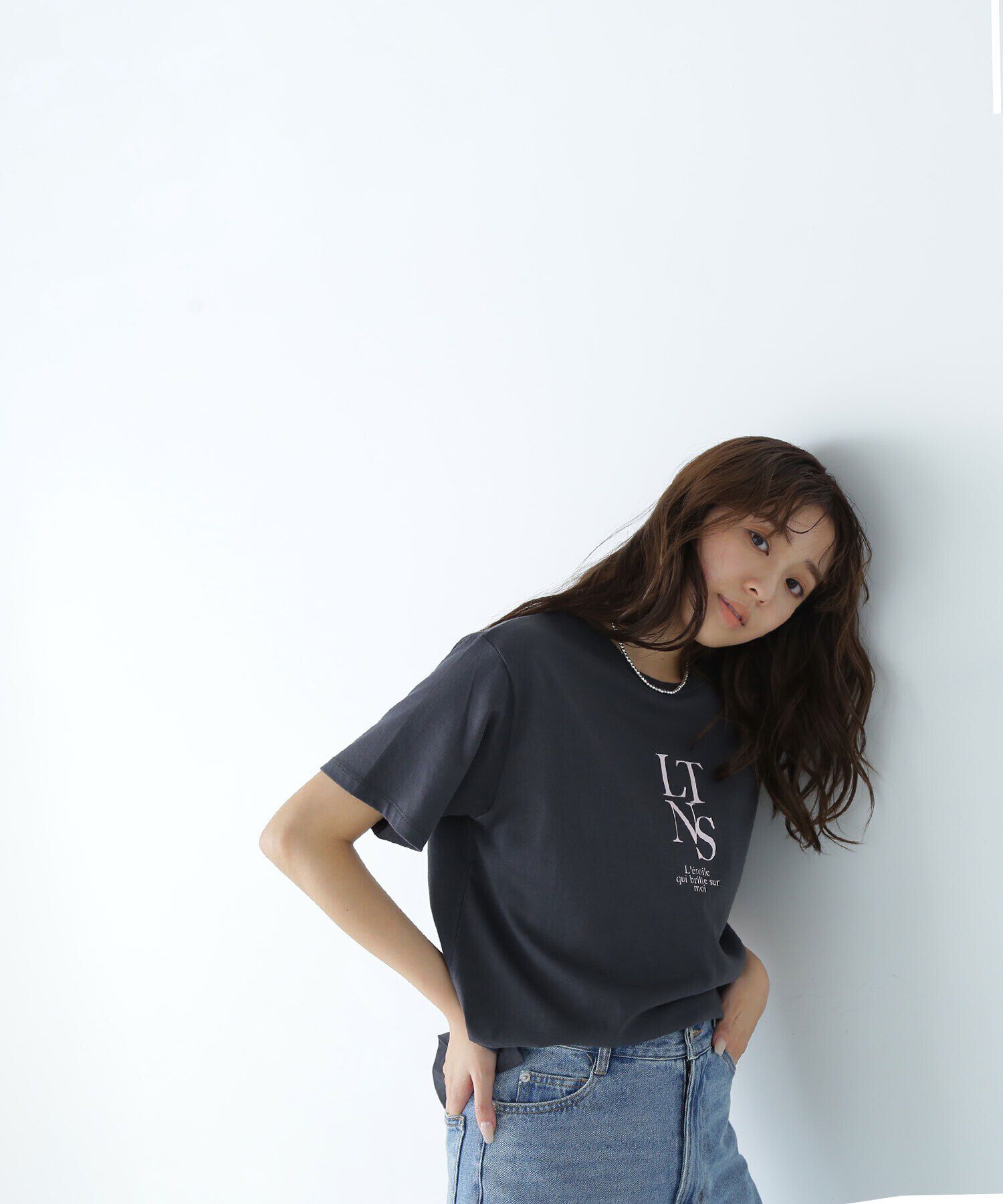  「バーティカルロゴボクシーTシャツ」|Tシャツ・カットソー|