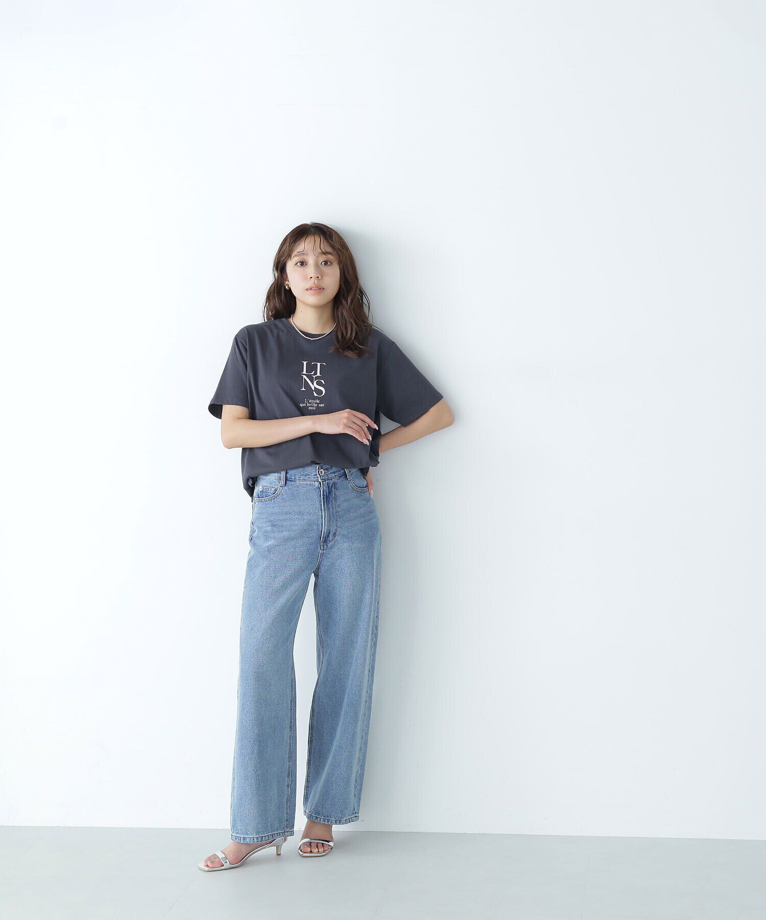  「バーティカルロゴボクシーTシャツ」|Tシャツ・カットソー|