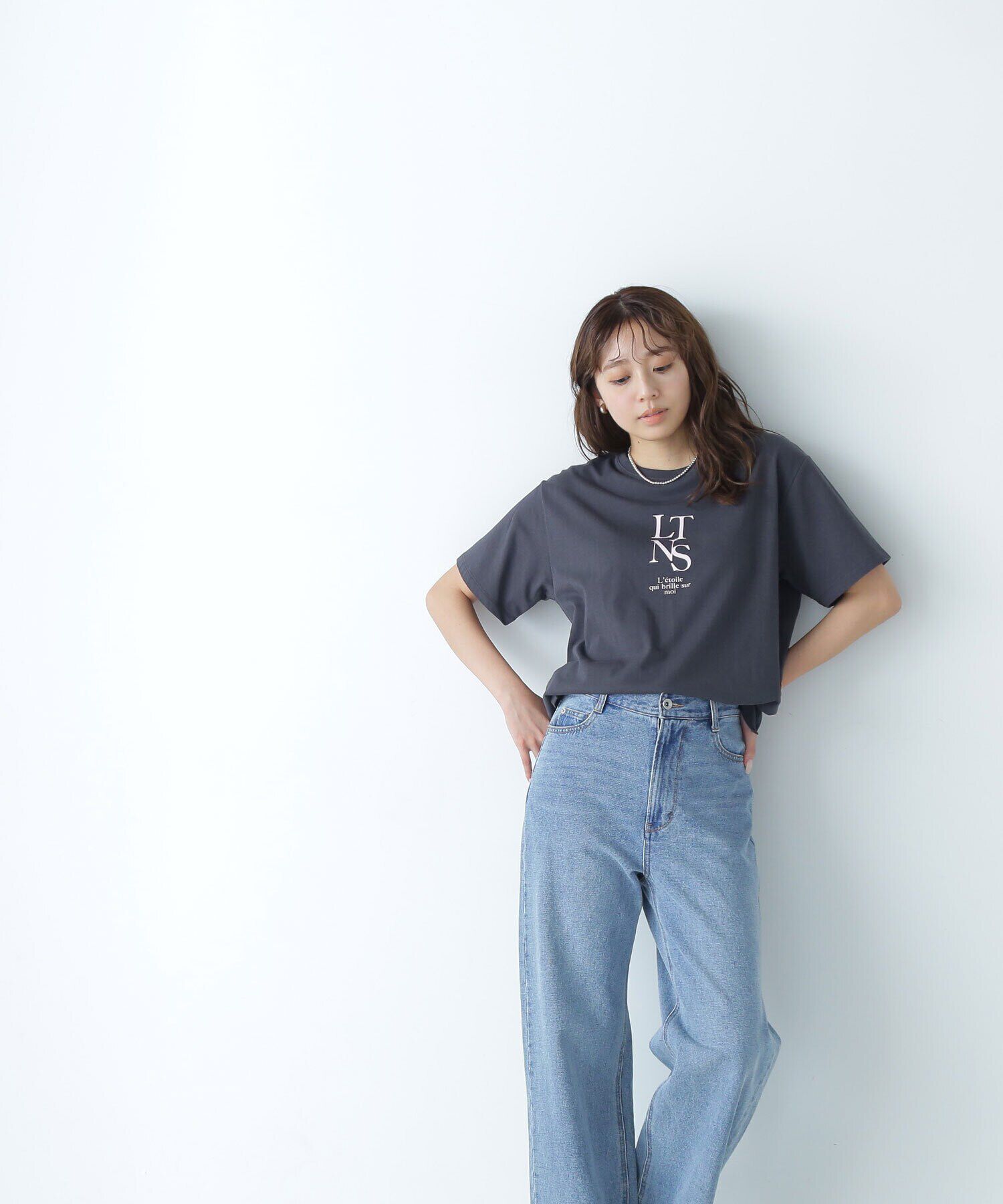  「バーティカルロゴボクシーTシャツ」|Tシャツ・カットソー|